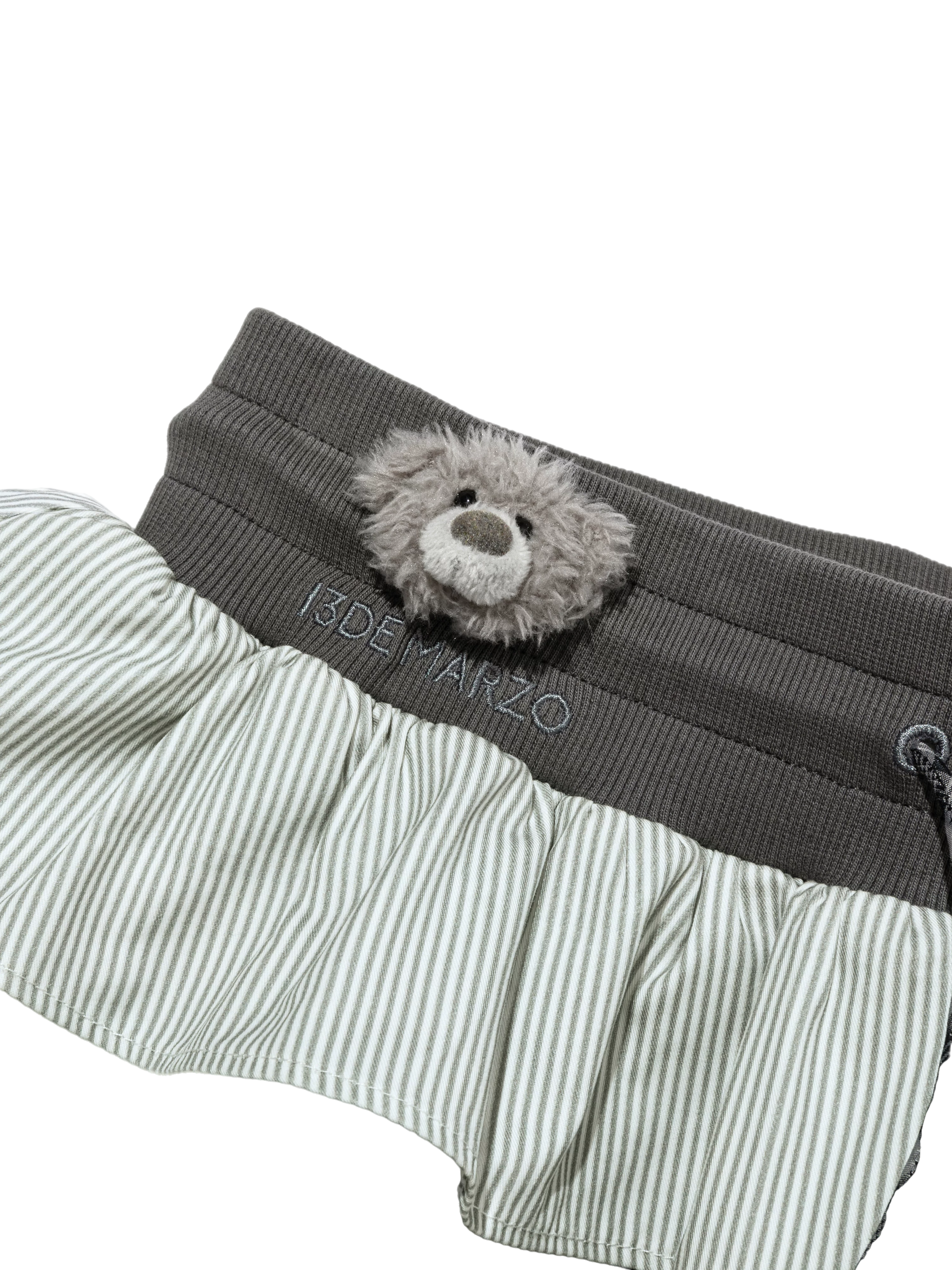 Patchwork Ruffle Shorts
