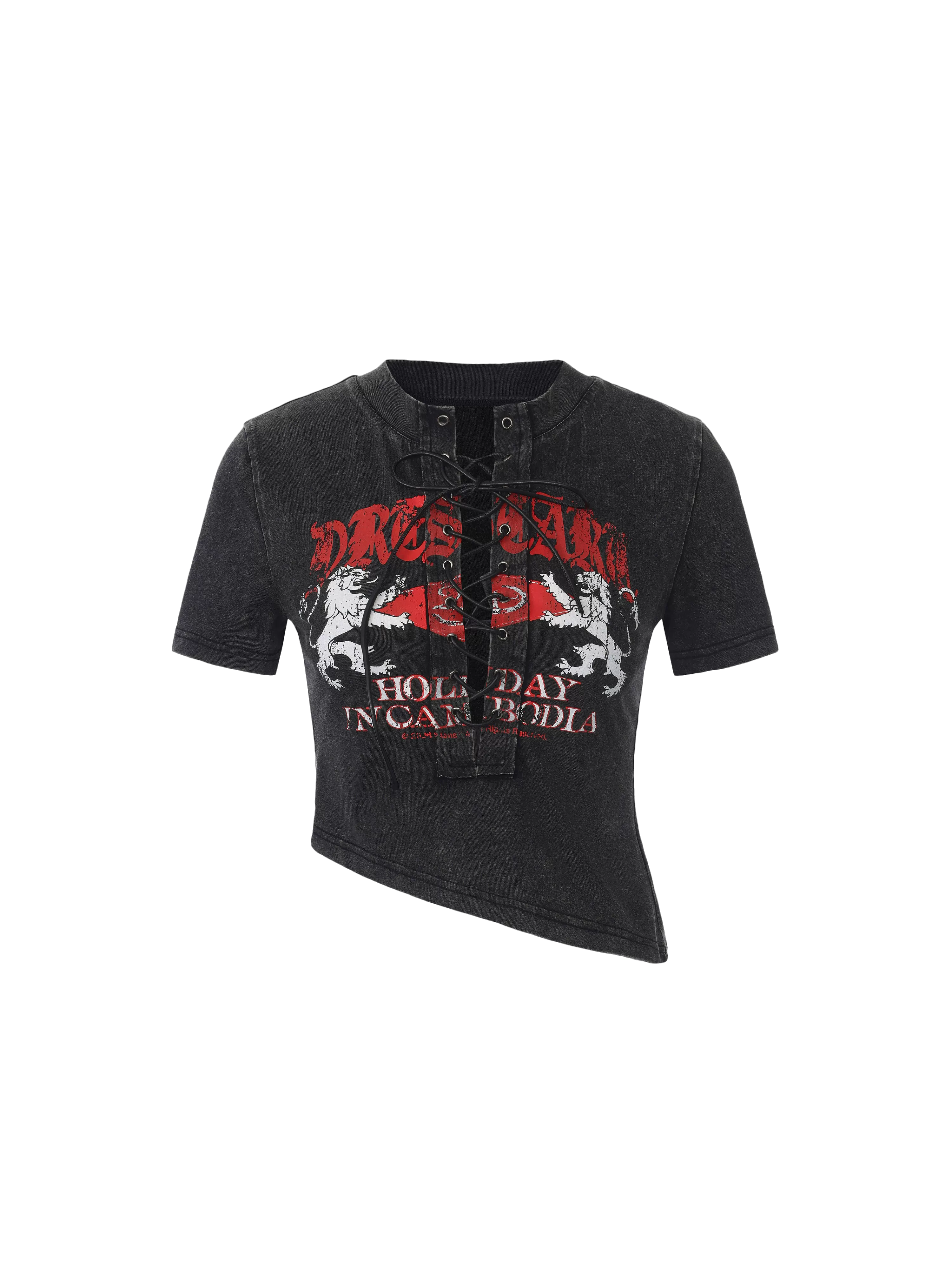 Punk Grunge Washed T-shirt