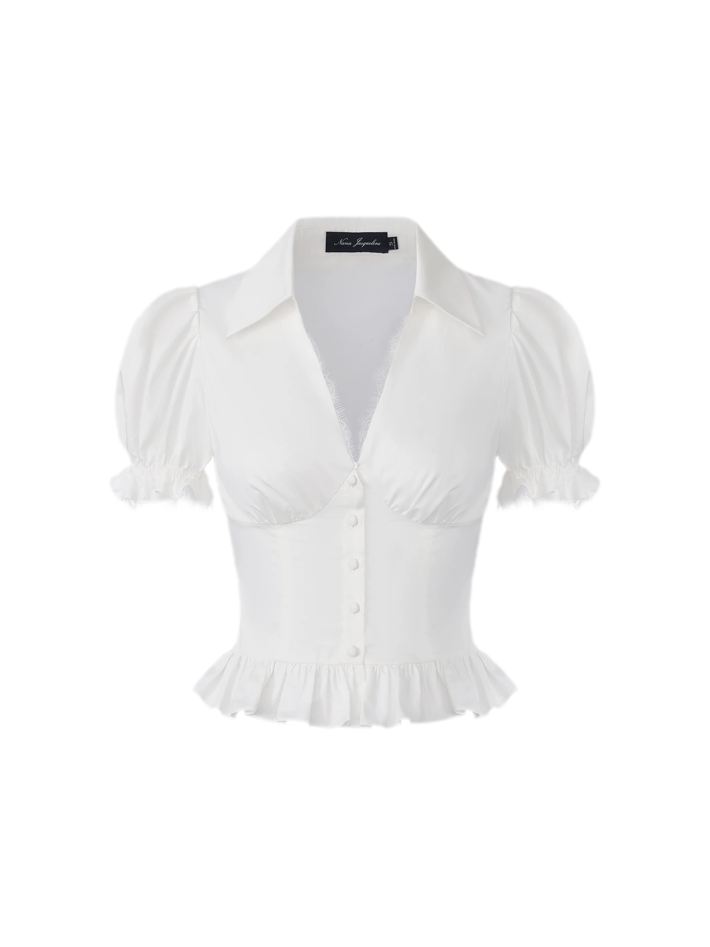 Back-Tie Puff Shirt