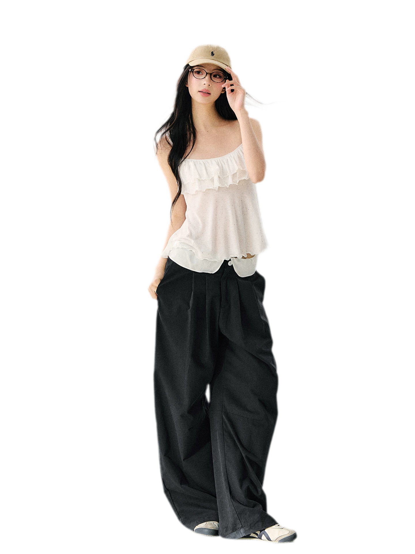 Sweet Ruffle Cardigan Set