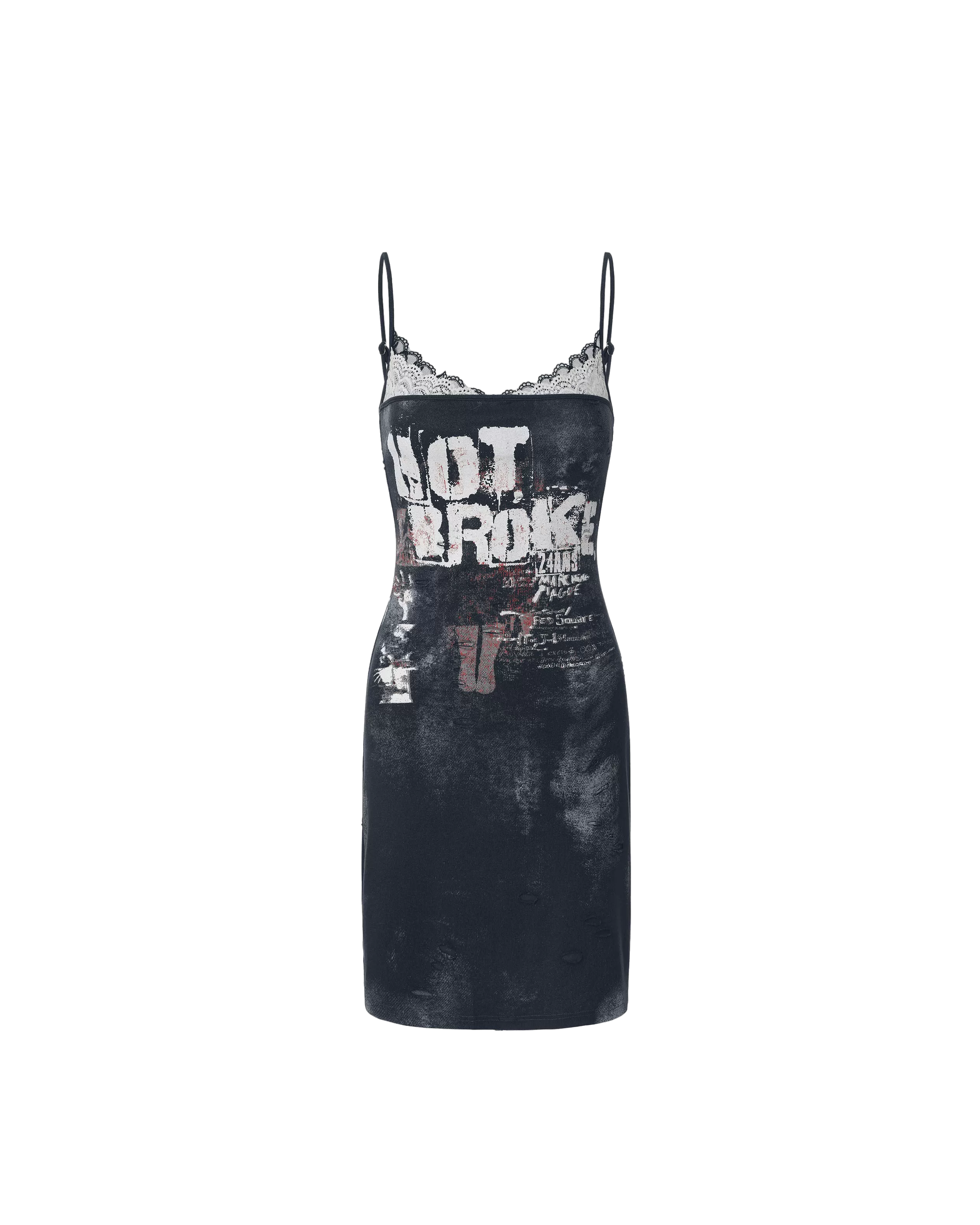 Light Lace Splicing Camisole Dress