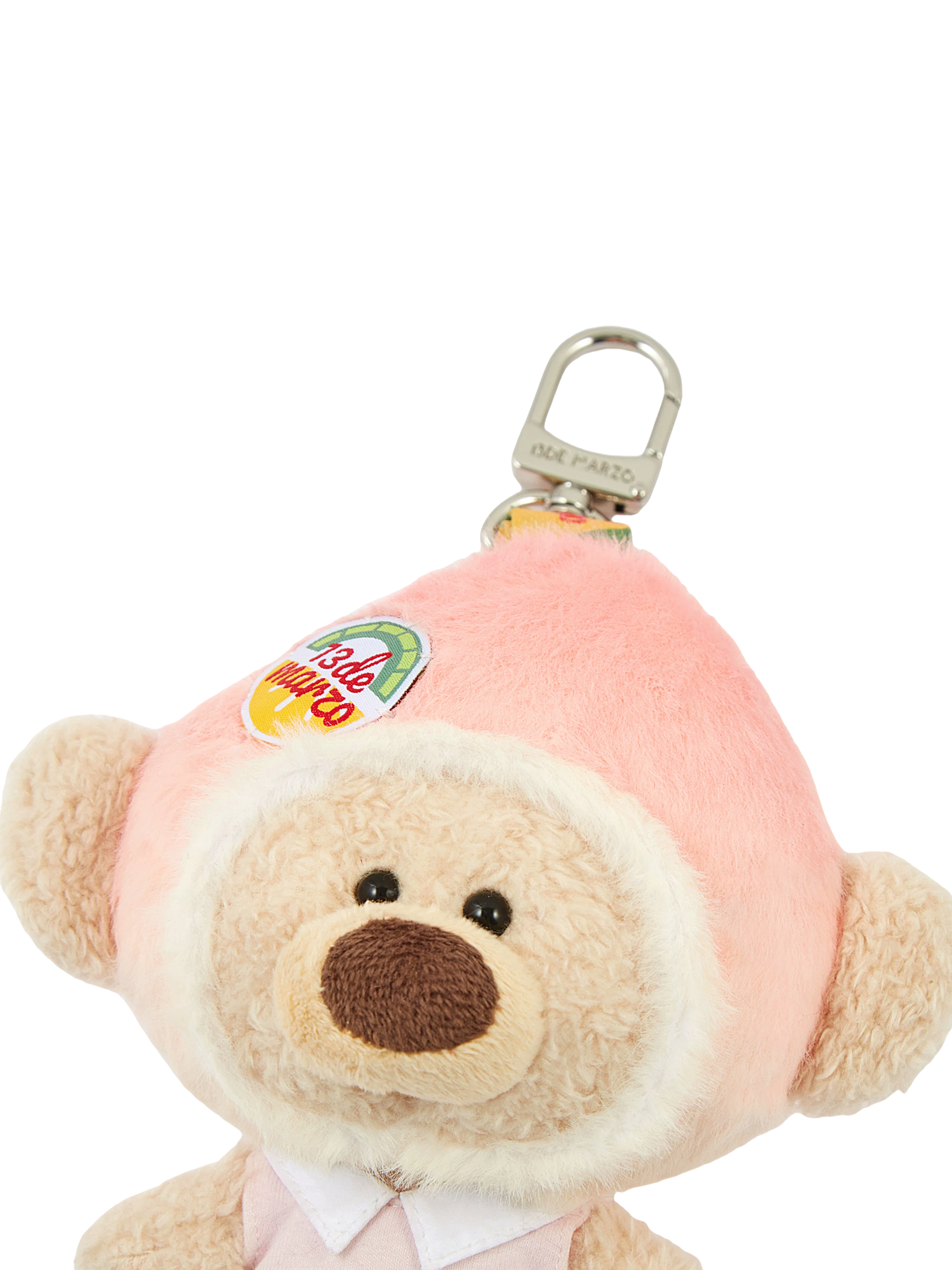Plush Peach Bag Charm