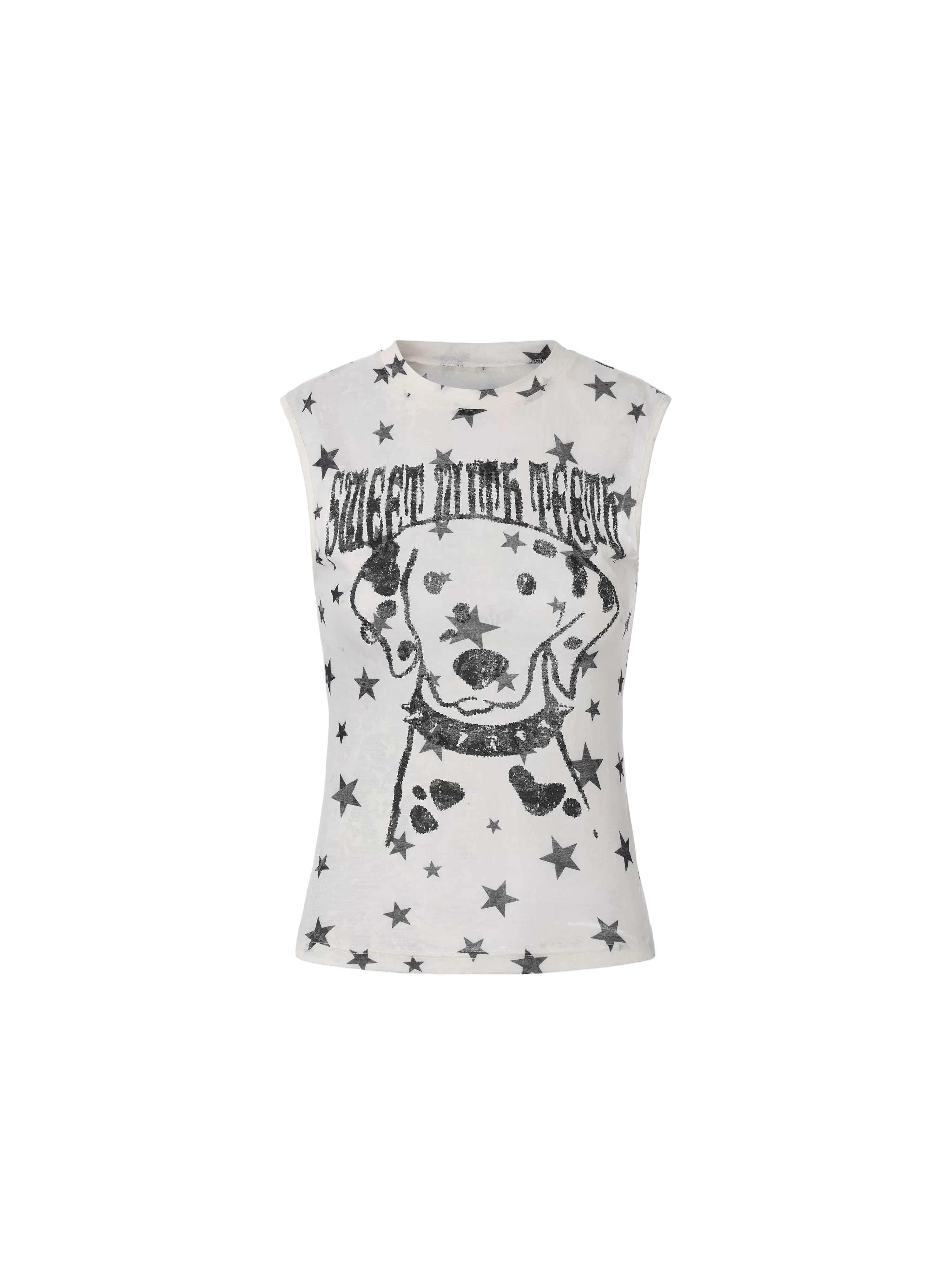 Lightweight Graffiti Print Tank Top