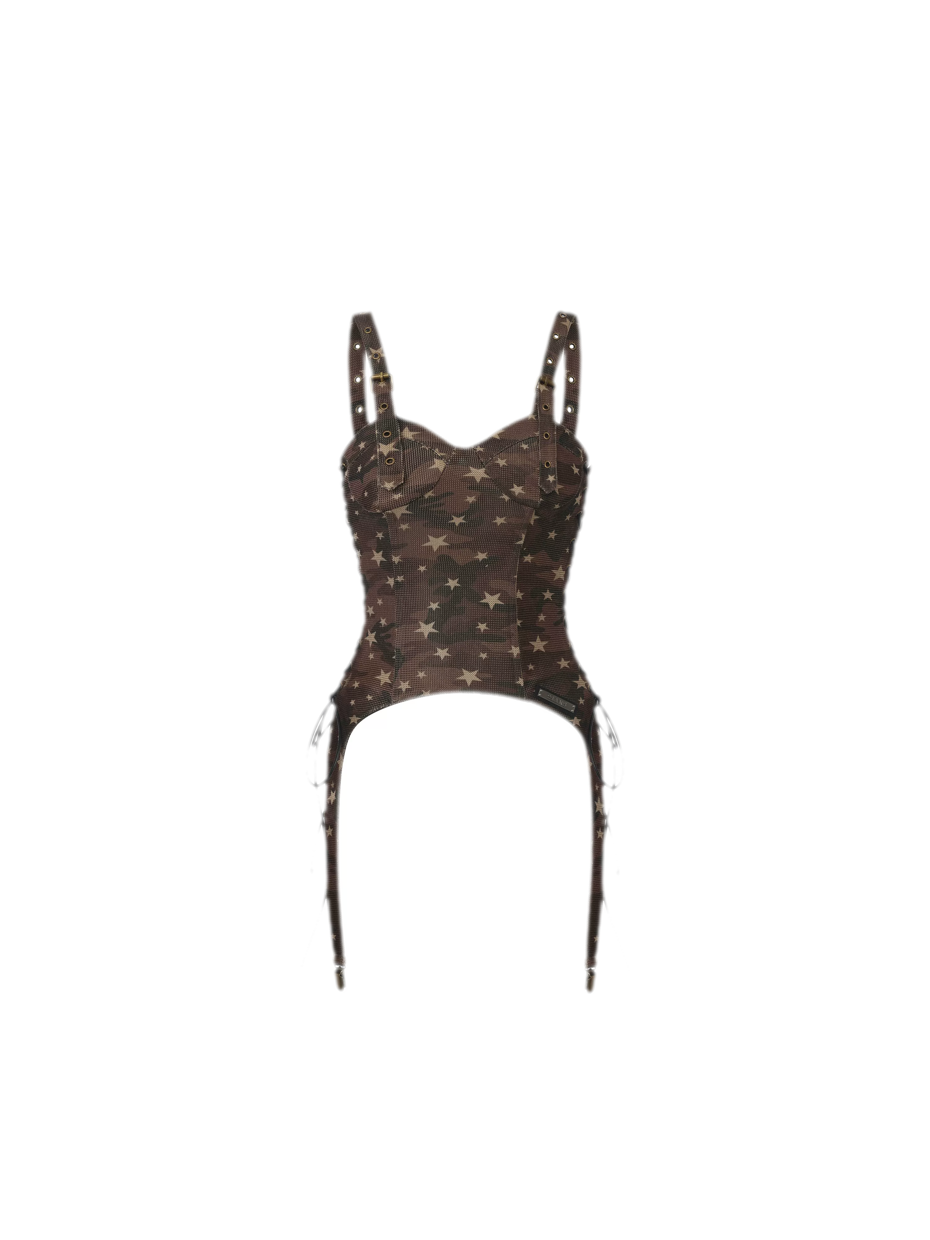Camouflage Corset Camisole