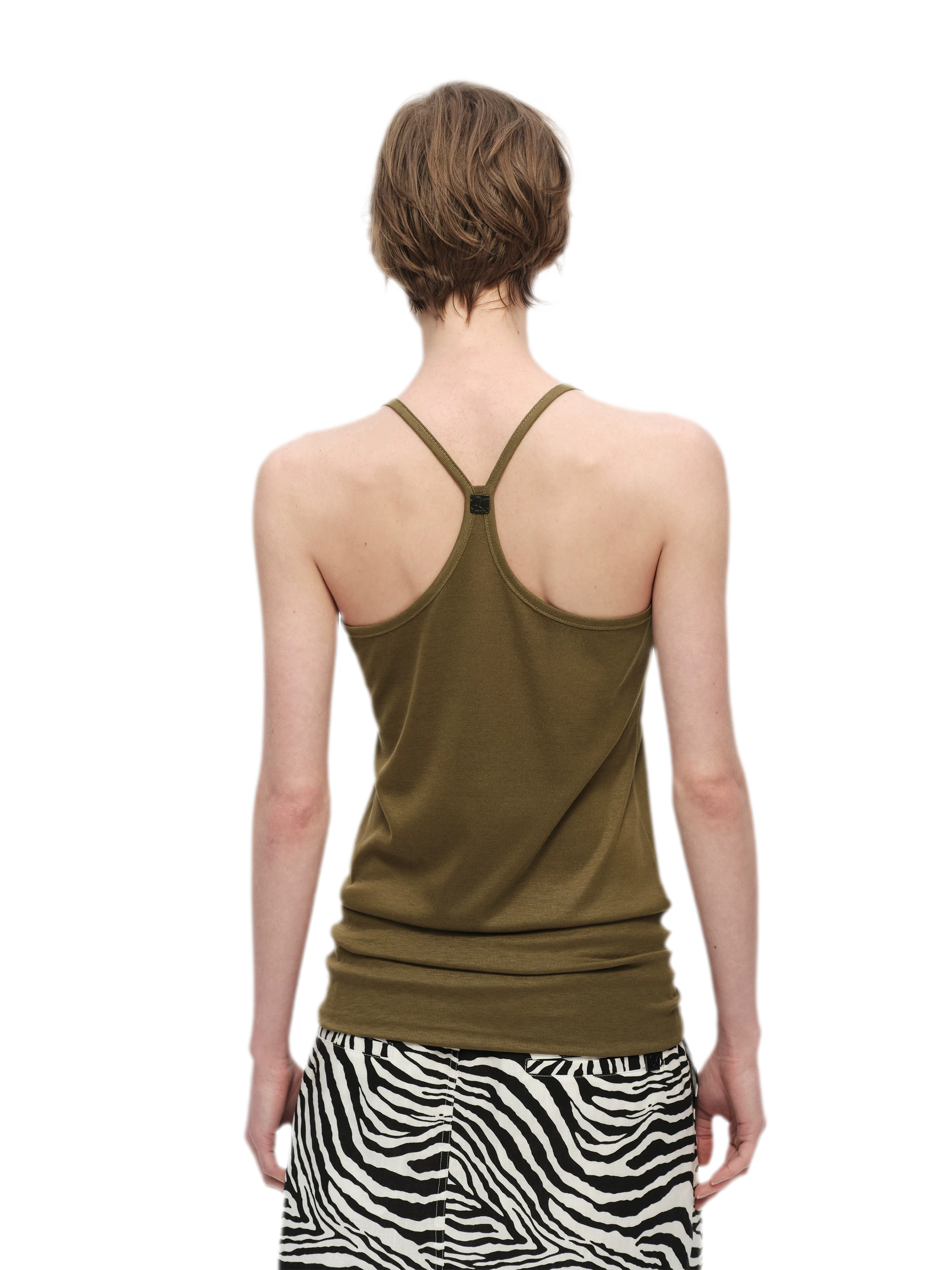 Lyocell Ruched Racerback Tank