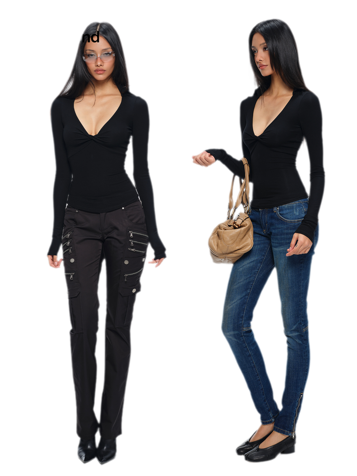 Twisted Knot Slim-Fit Top