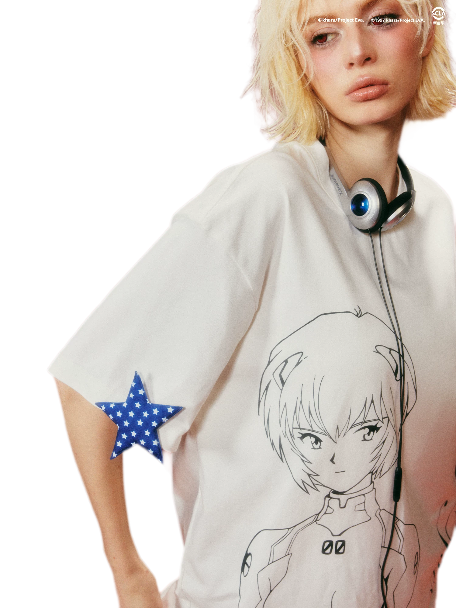 Water-Based Line-Art Graphic T-Shirt