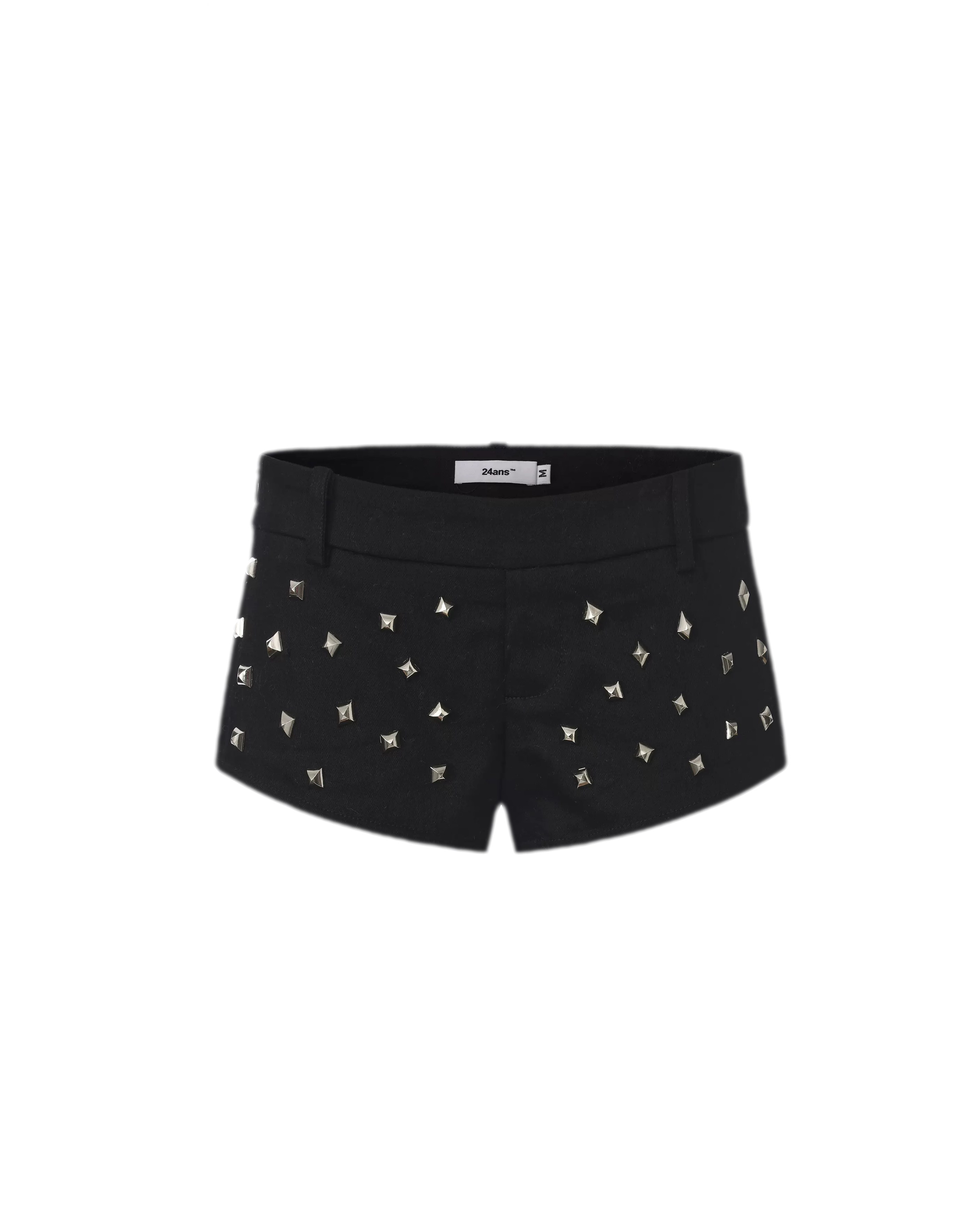 24ANS Studded Punk Hot Shorts – Shorts