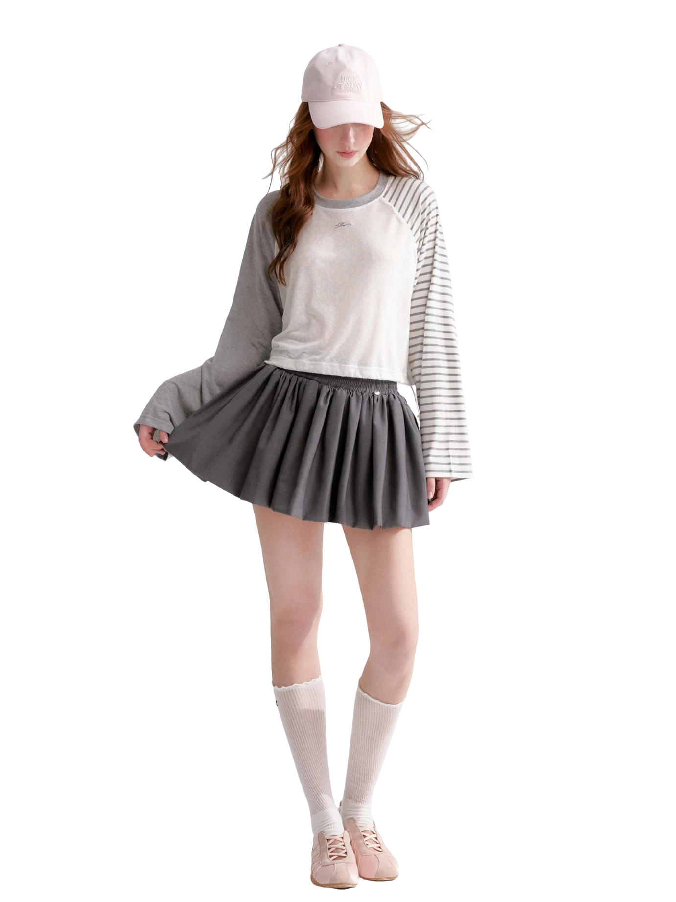 Lyocell Drawstring Raglan Sleeve Sun Protection Tee
