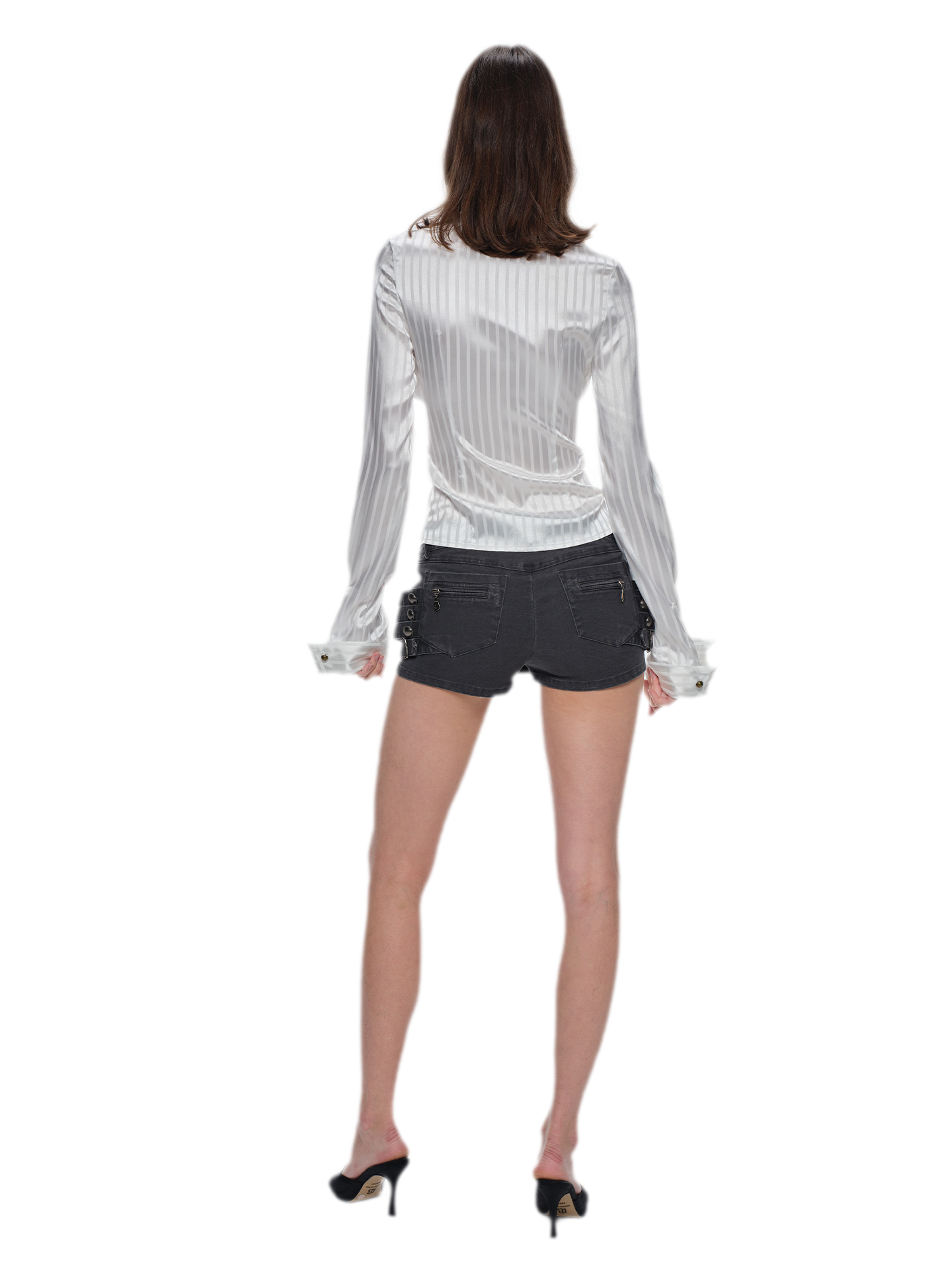 Striped Chain Detail Shirt