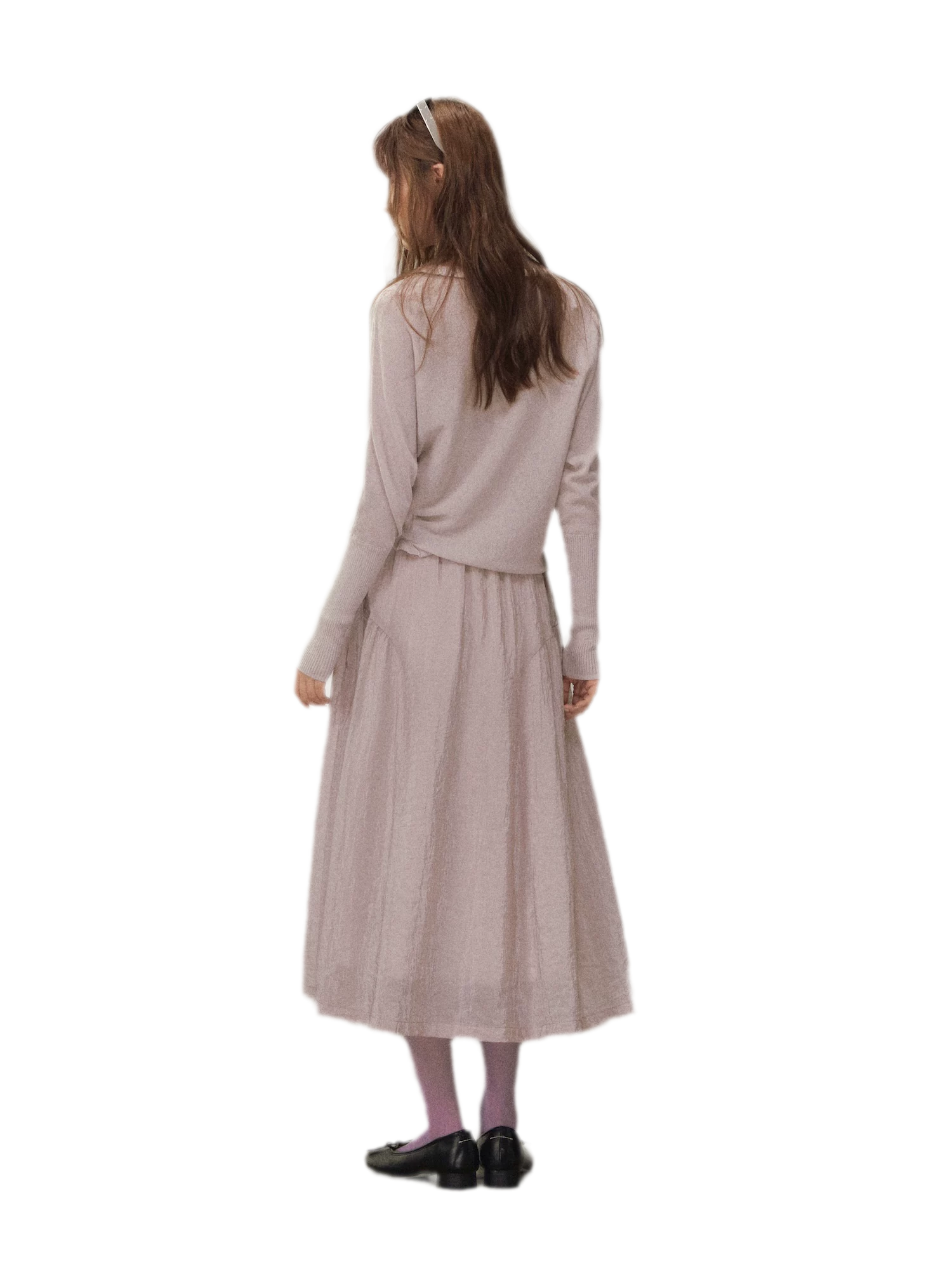Ruffle Trim Knit Cardigan