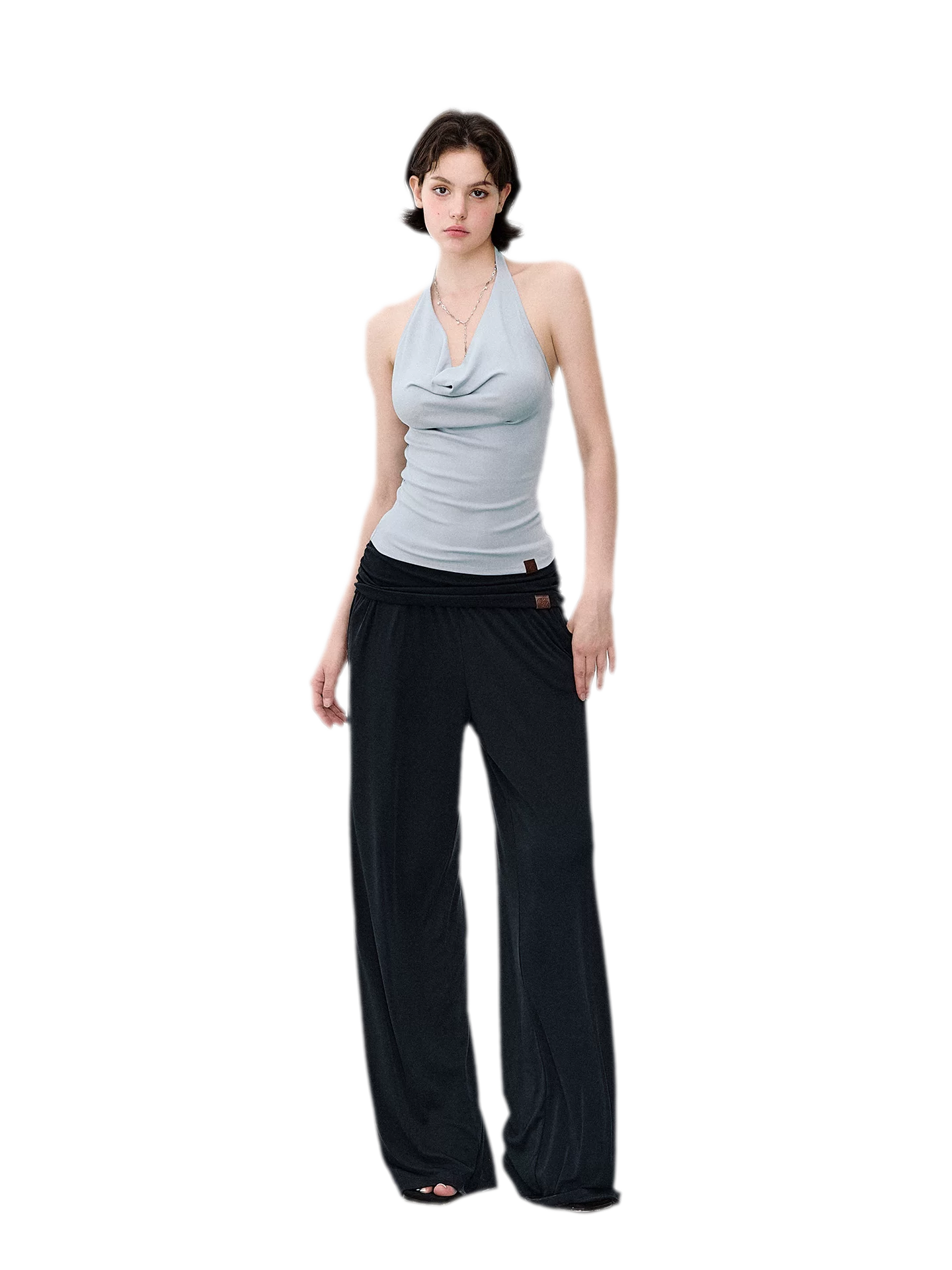 Irregular Ruffle Knit Set