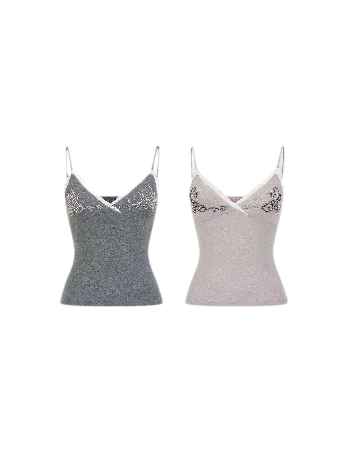 Beaded Lace Camisole Top
