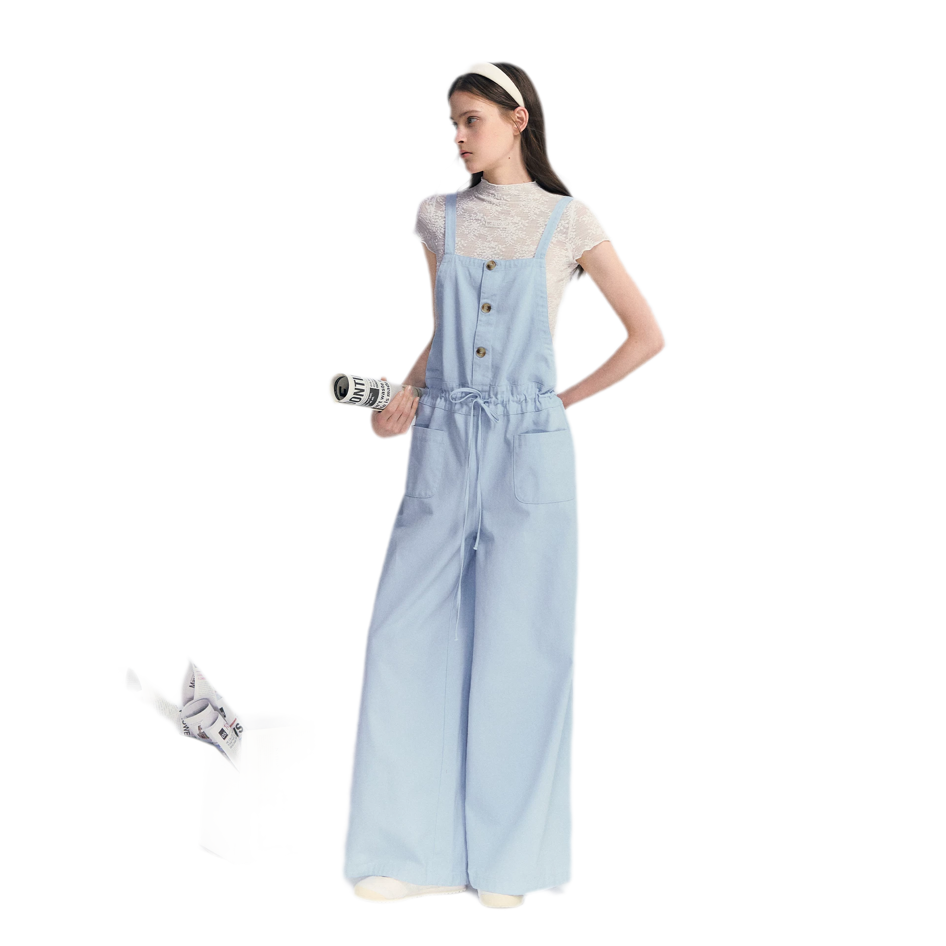 Drawstring Jumpsuit