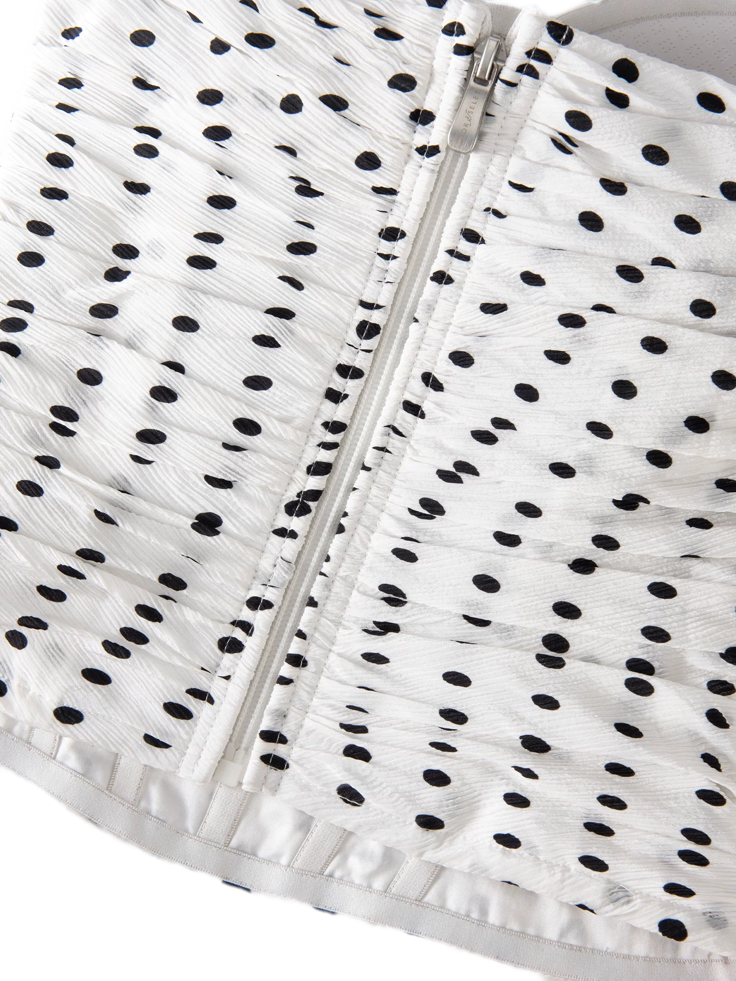 Polka Dot Bustier Top