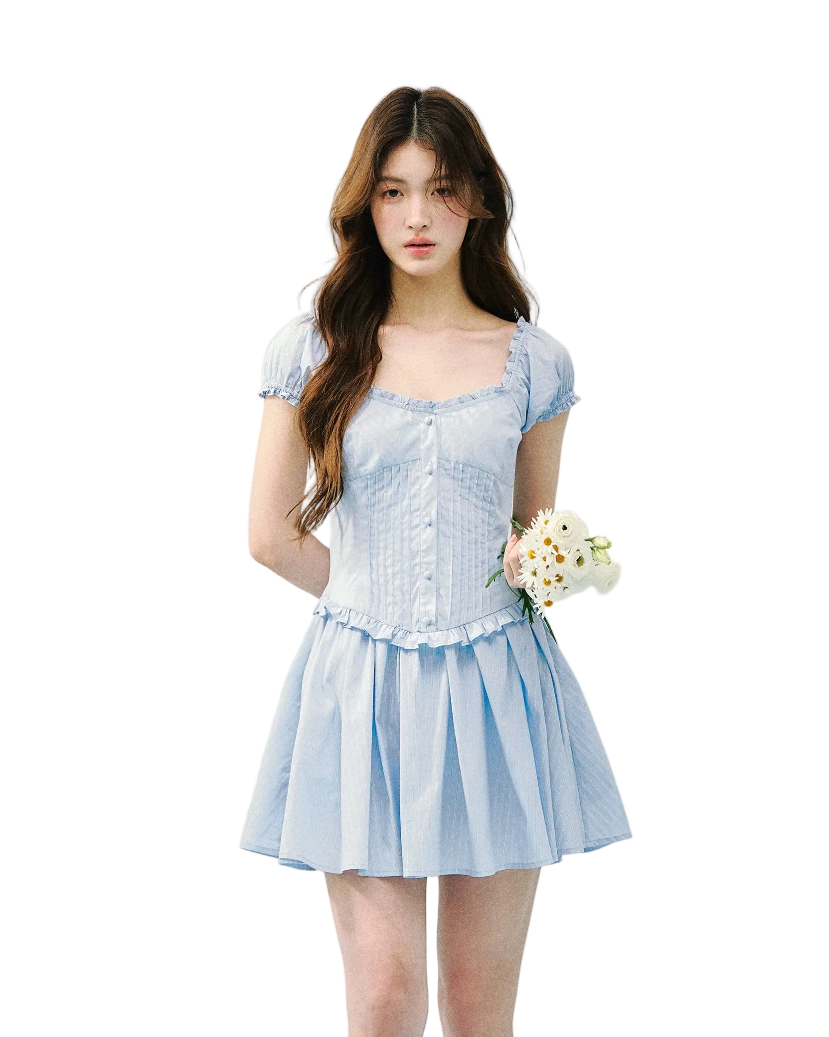 Sea Salt Afternoon Striped Tea Dress