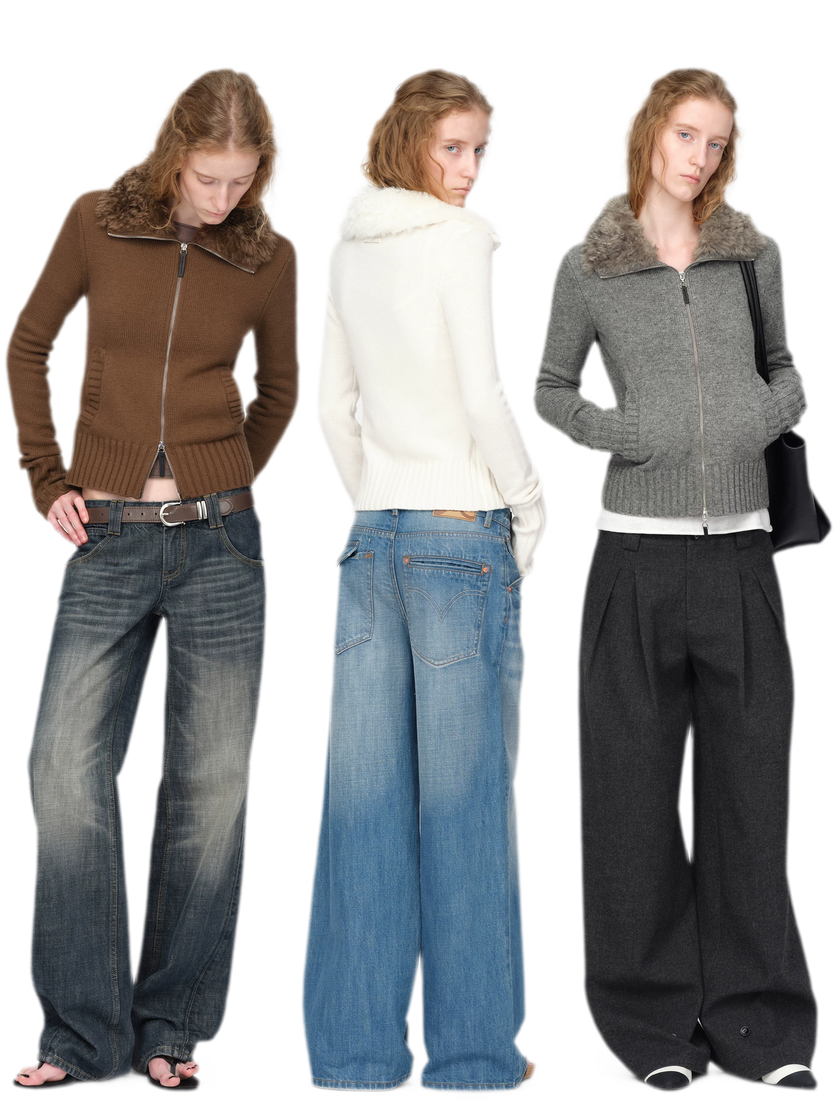 Wool Ribbed Fitted Cardigan