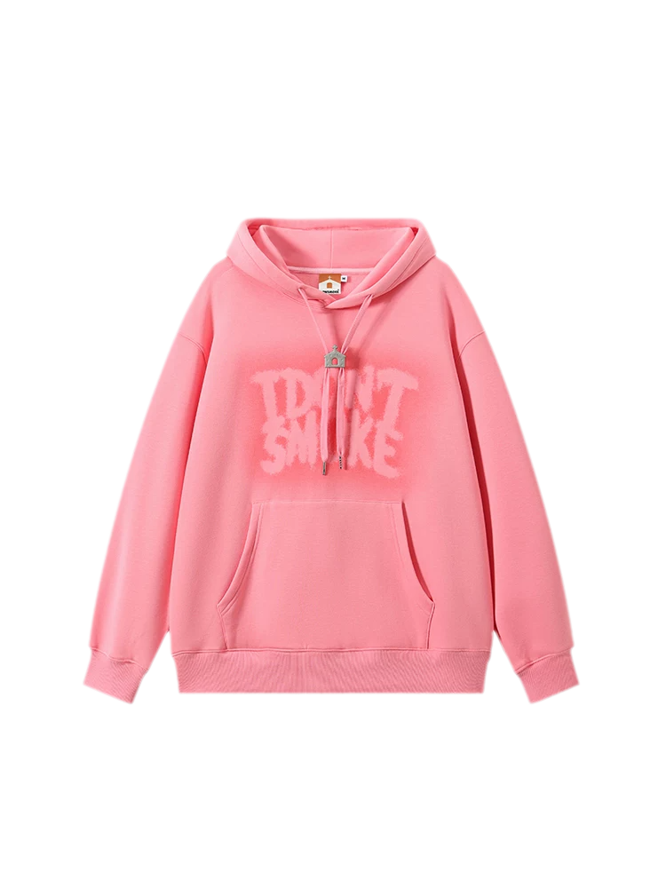 American Style Shadow Print Hoodie