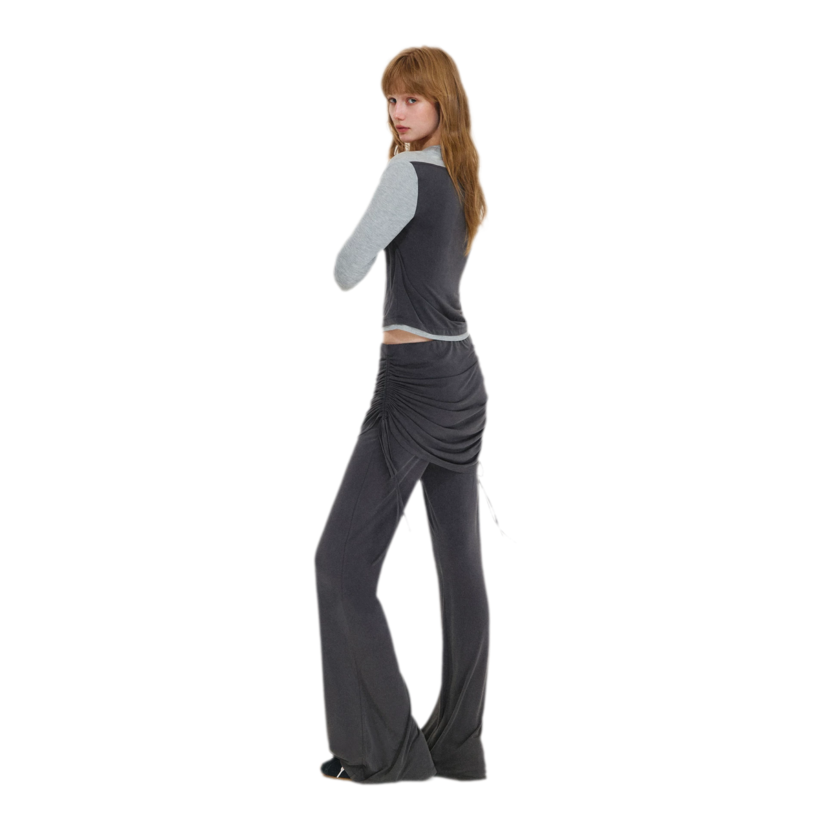 Stretch-Kontrast-Lagenhosen-Set