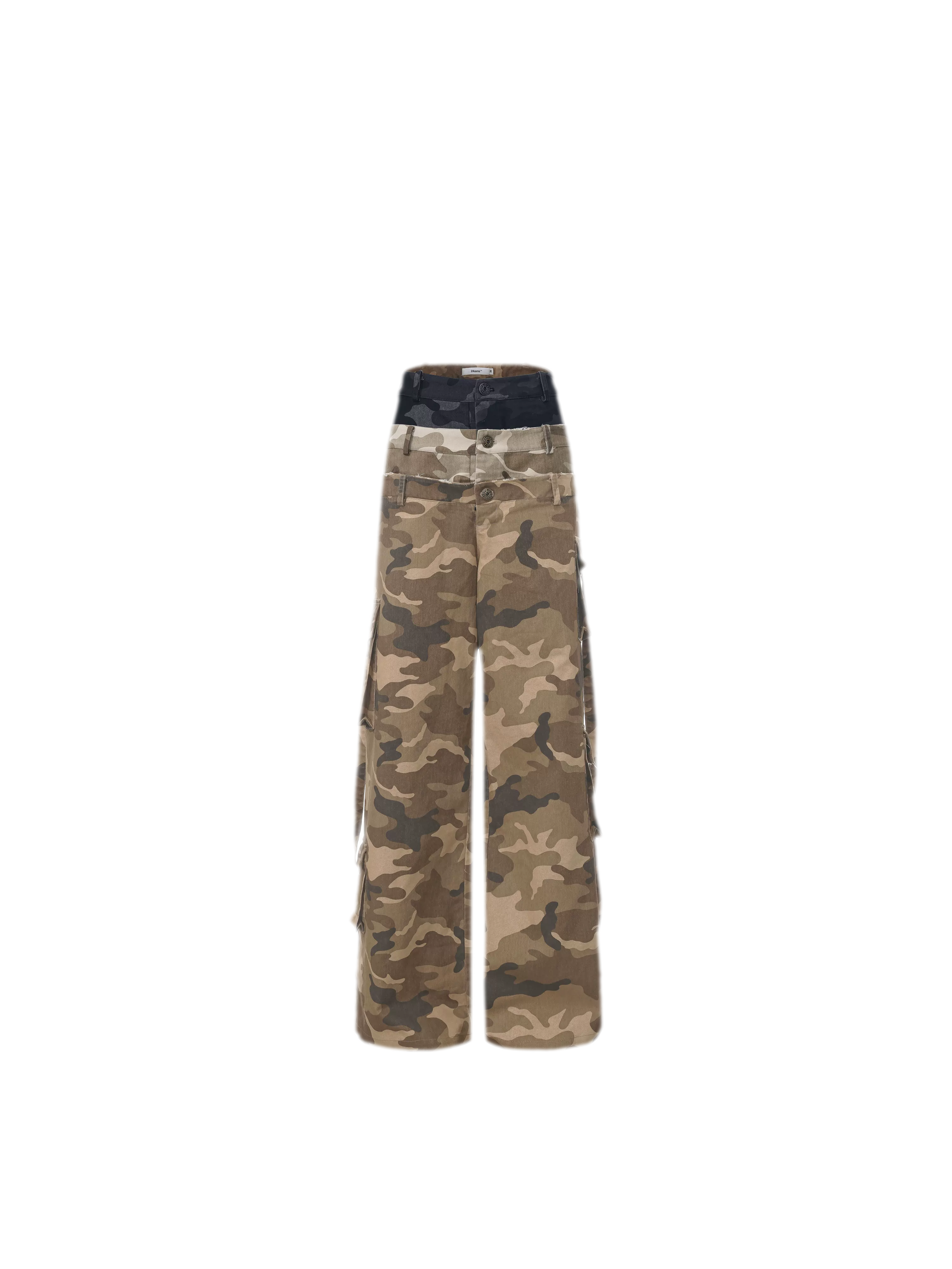 24ANS x UWA Camo Wide-Leg Pants
