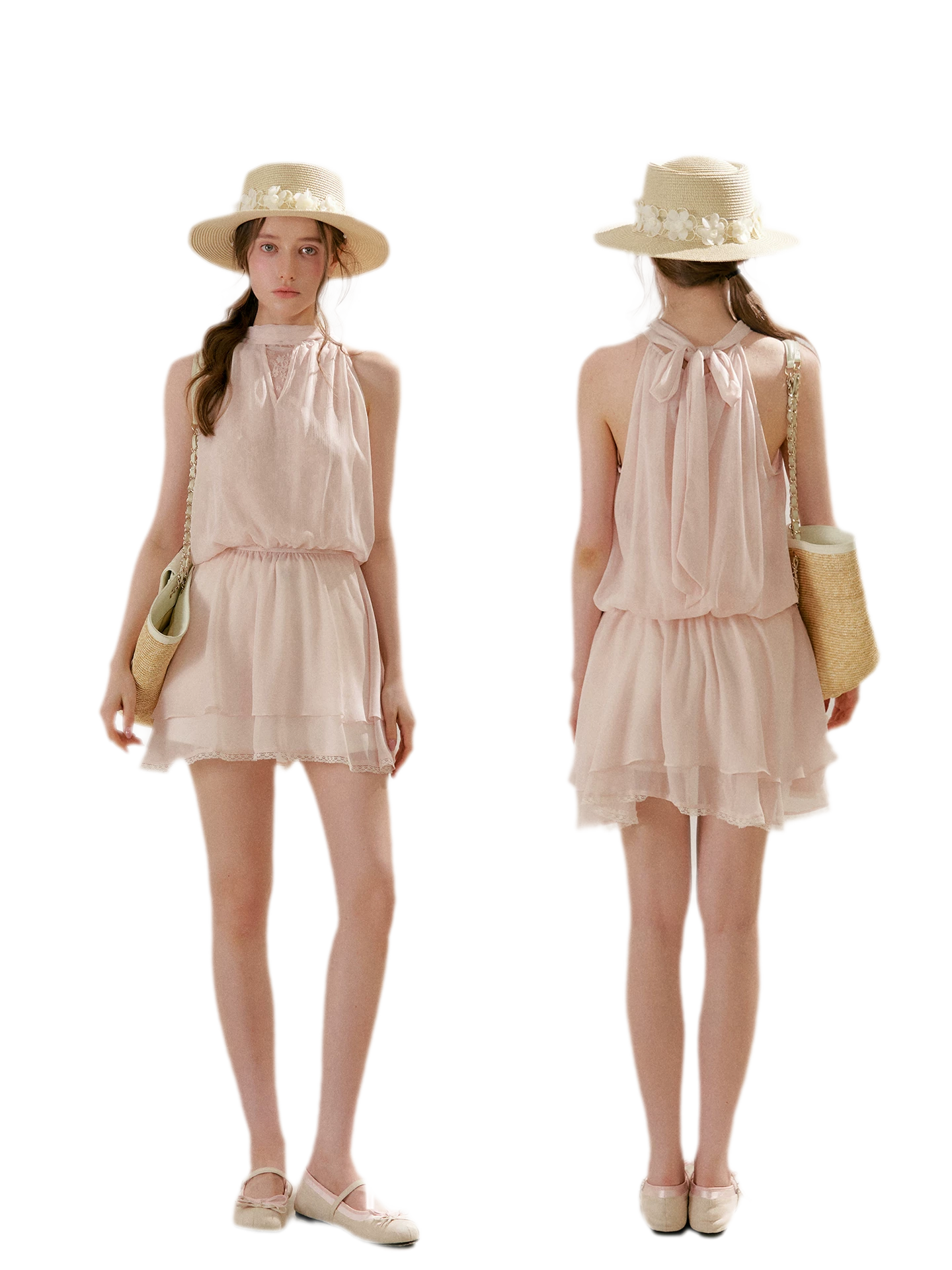 Lace Halter Dress