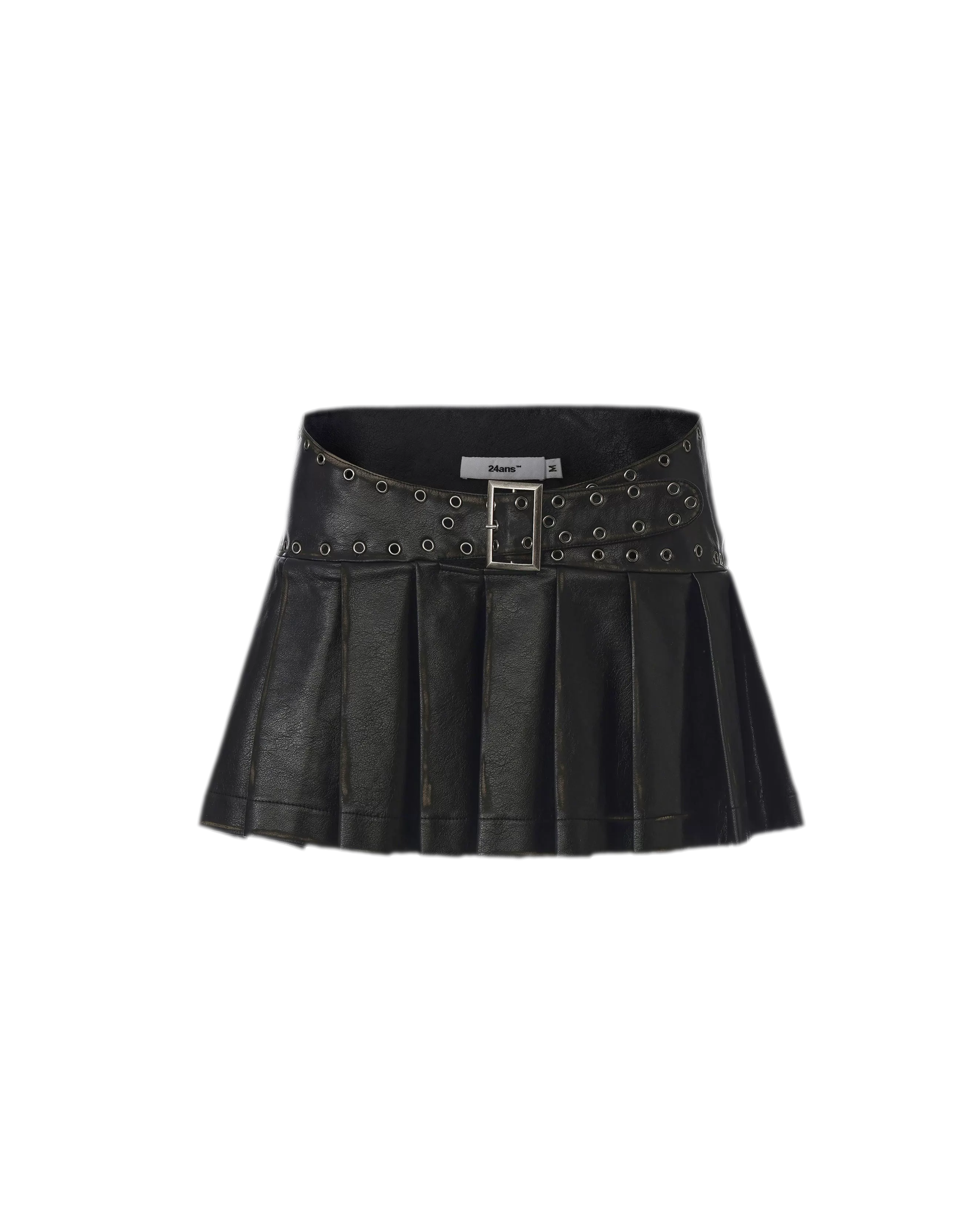 24ANS Washed PU Mini Skirt – Mini Skirts
