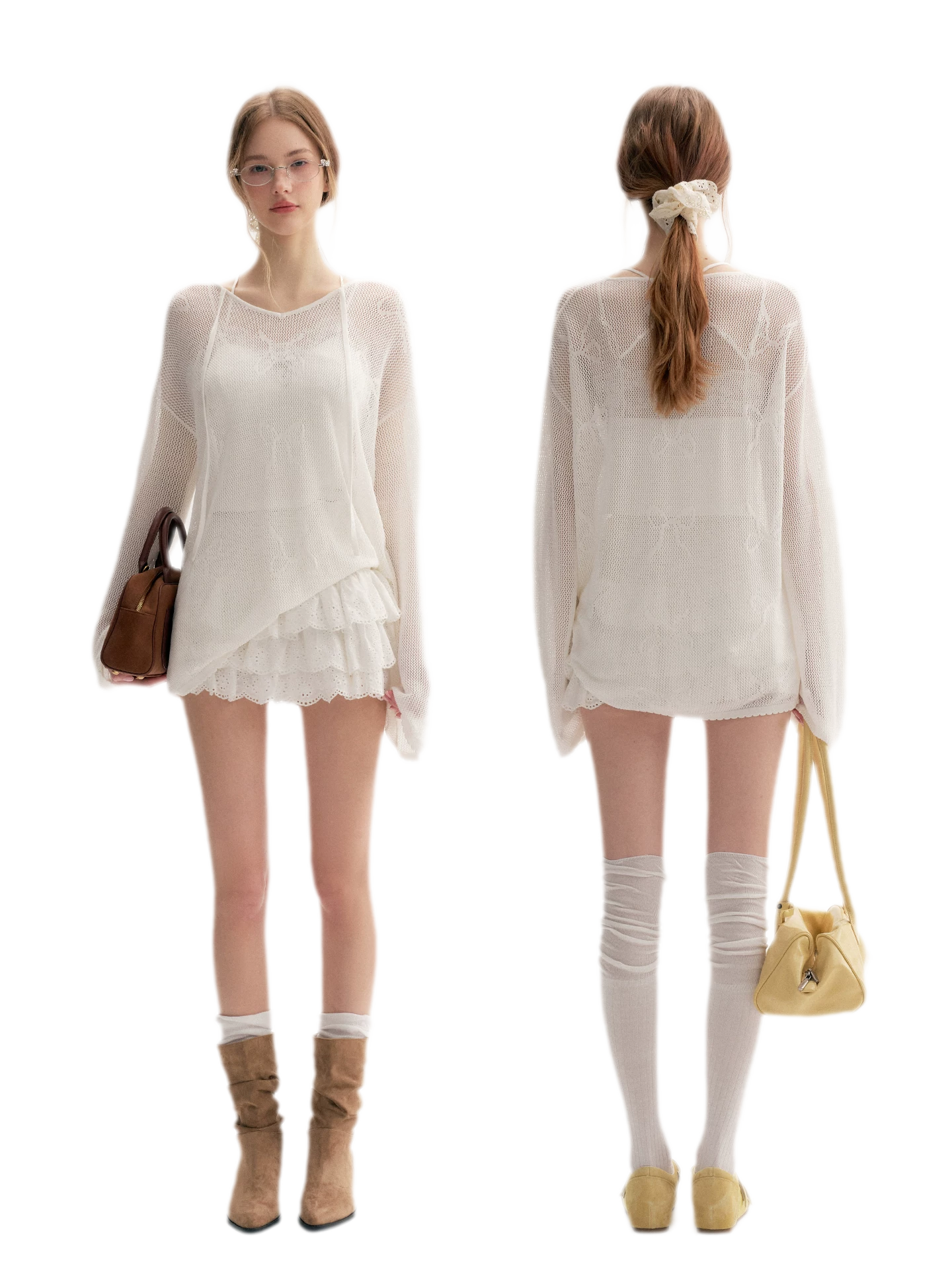 Tencel Jacquard Sun Cardigan