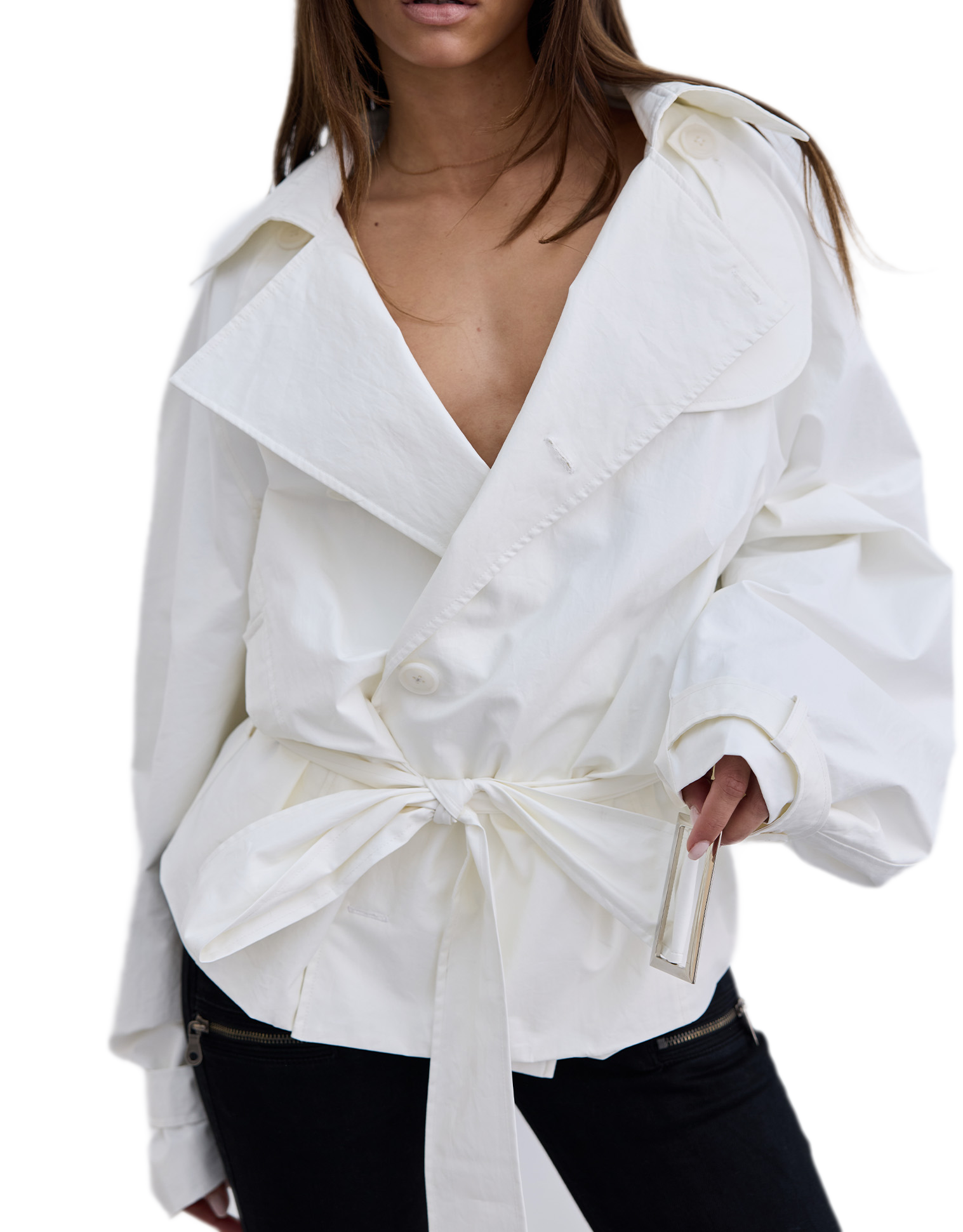 Waxed Trench Coat