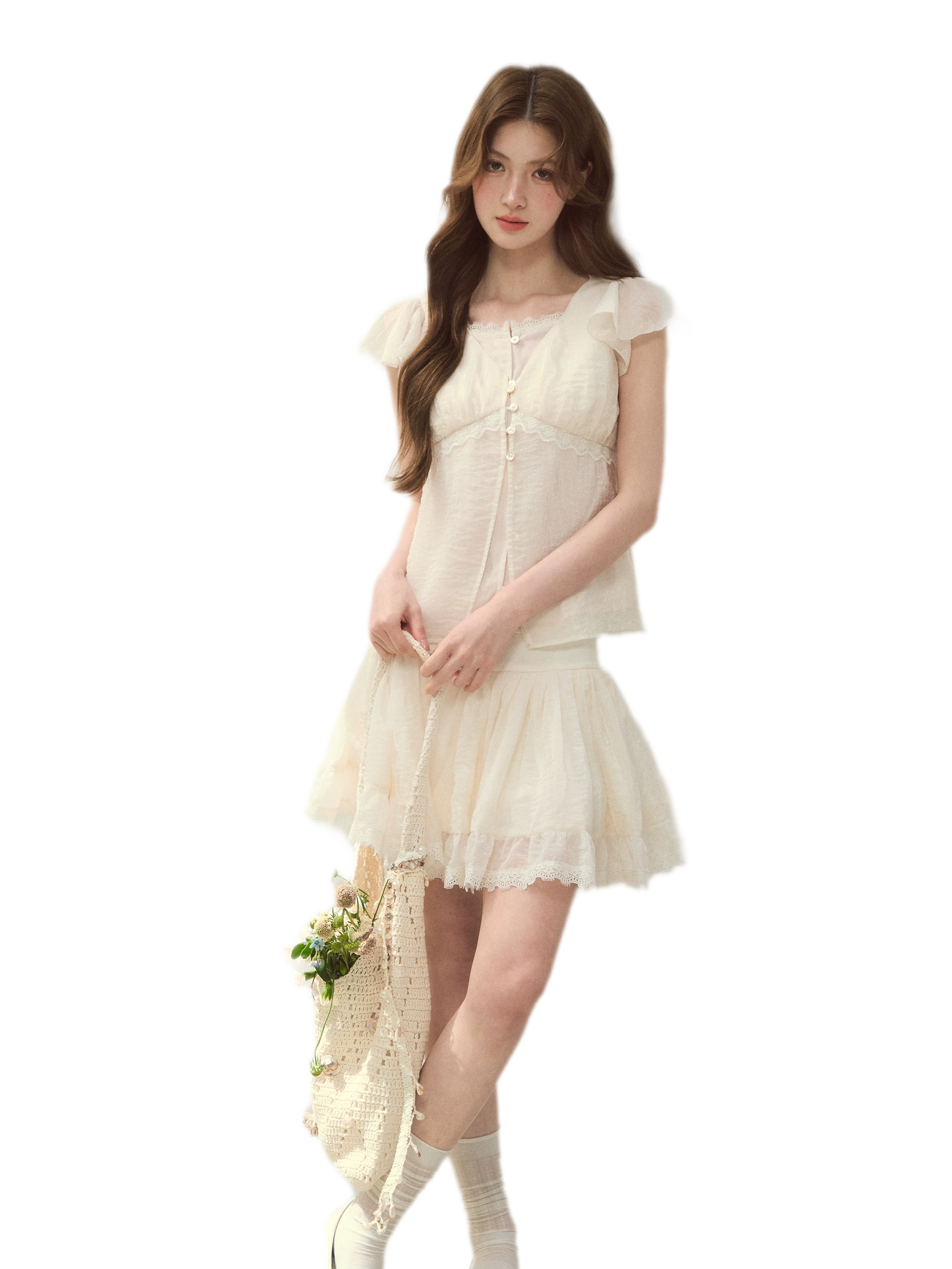 Shell Girl Blouse Skirt