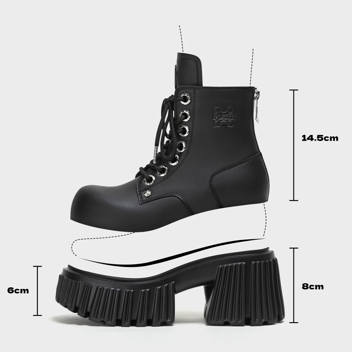 Gothic Platform Ankle Boots