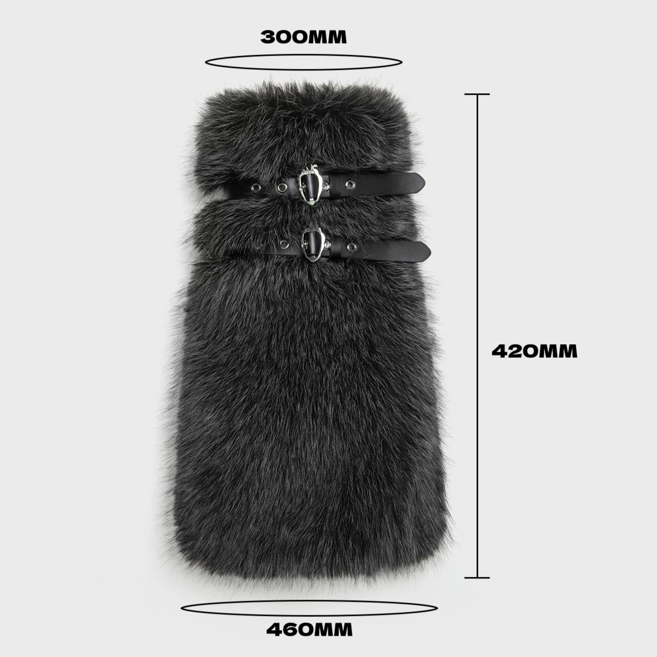 Furry Buckle Boot Covers