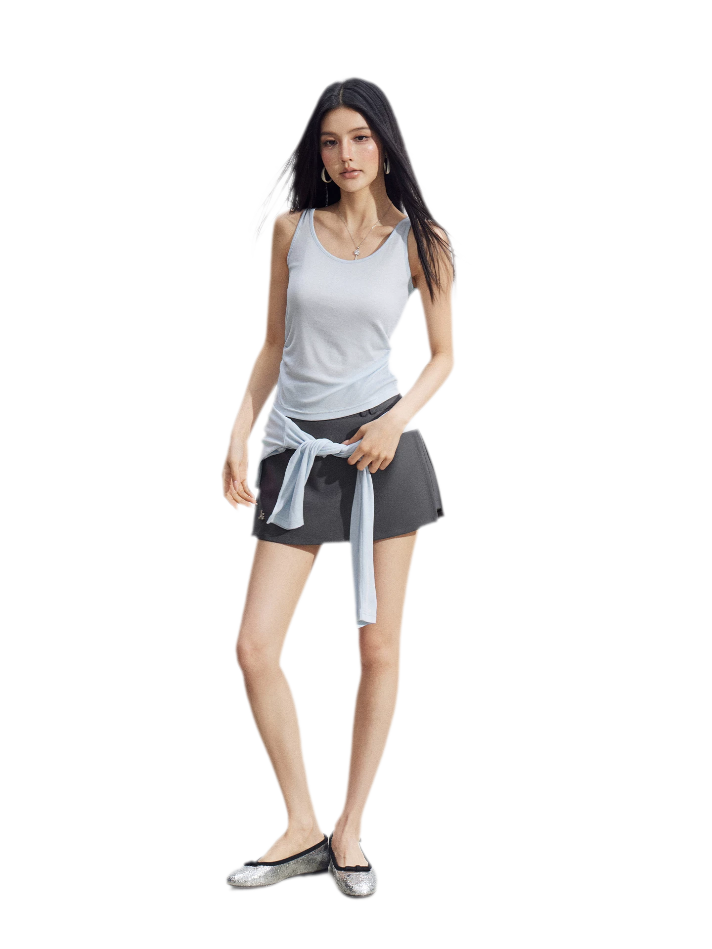 Bow Rhinestone T-Shirt Set