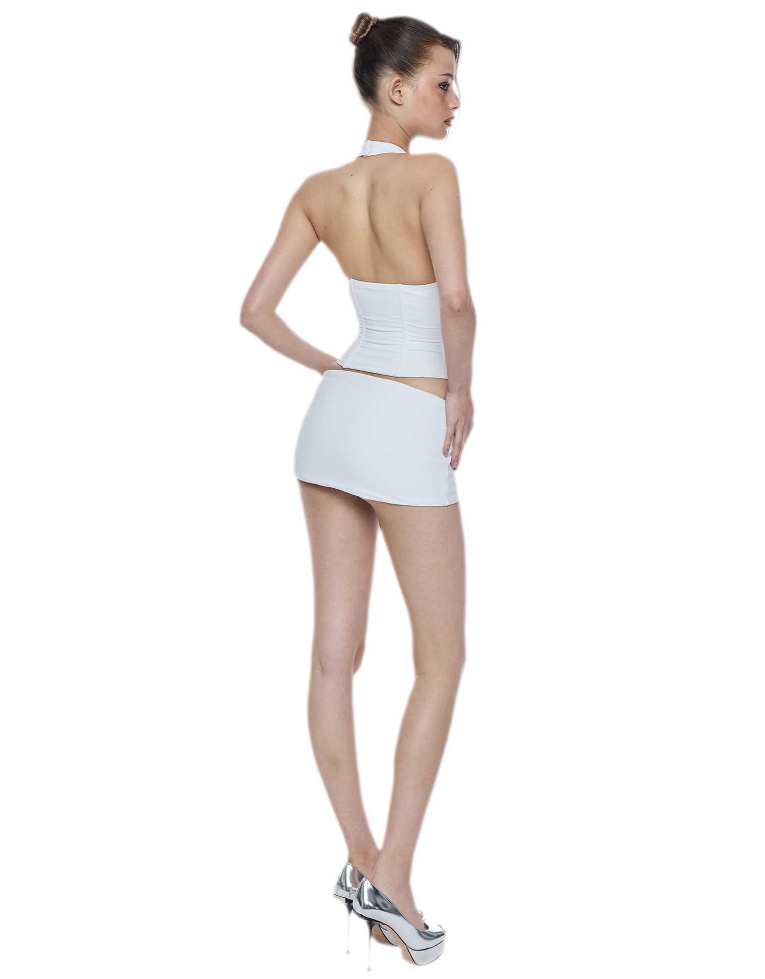 Structured Bustier Mini Skirt