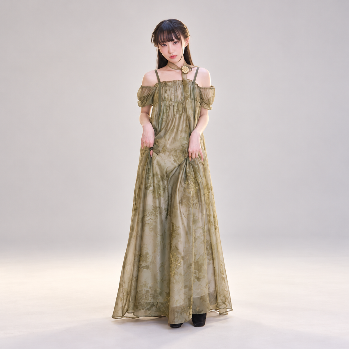 万象镜-西安博物院联名 Myriad Mirror Embroidered New-Chinese Floral