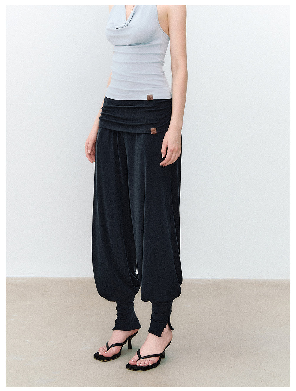 Irregular Ruffle Knit Set