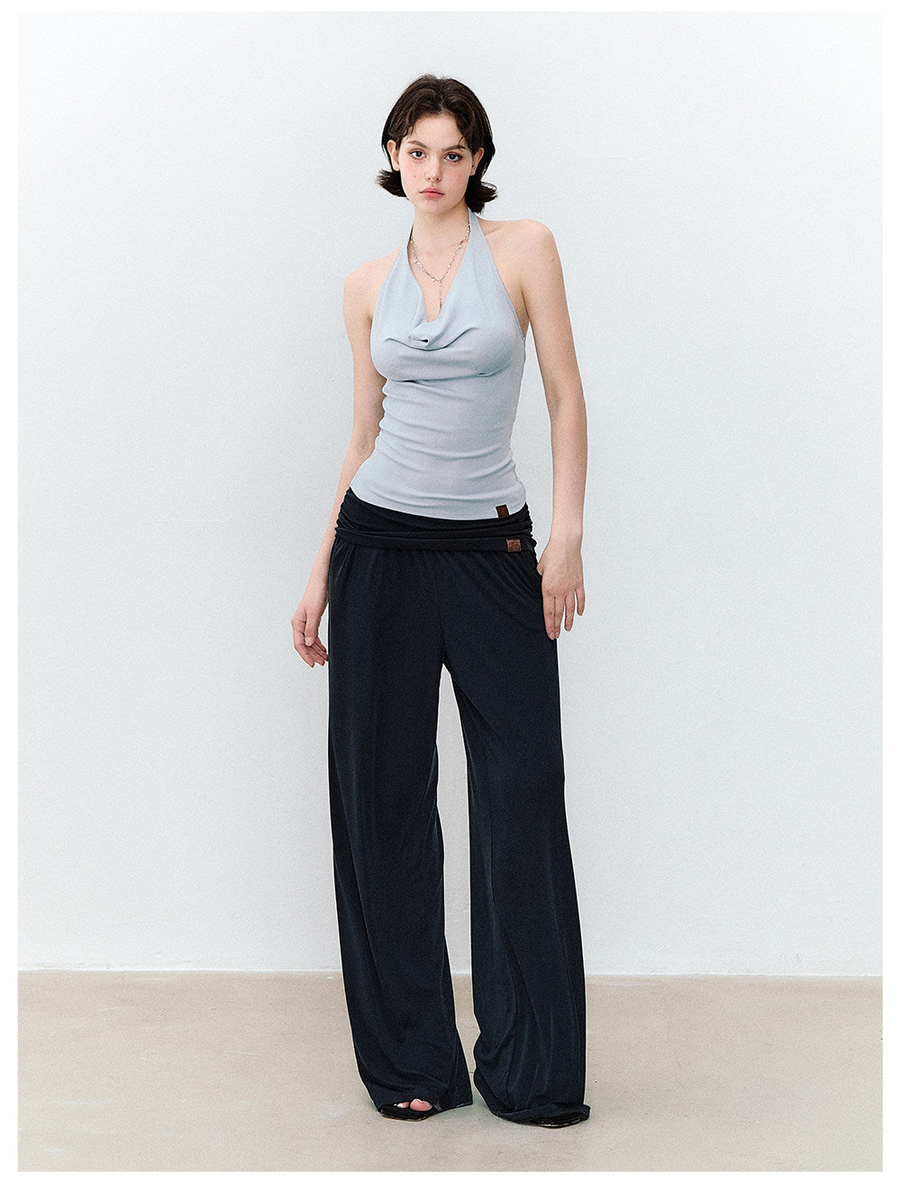 Irregular Ruffle Knit Set