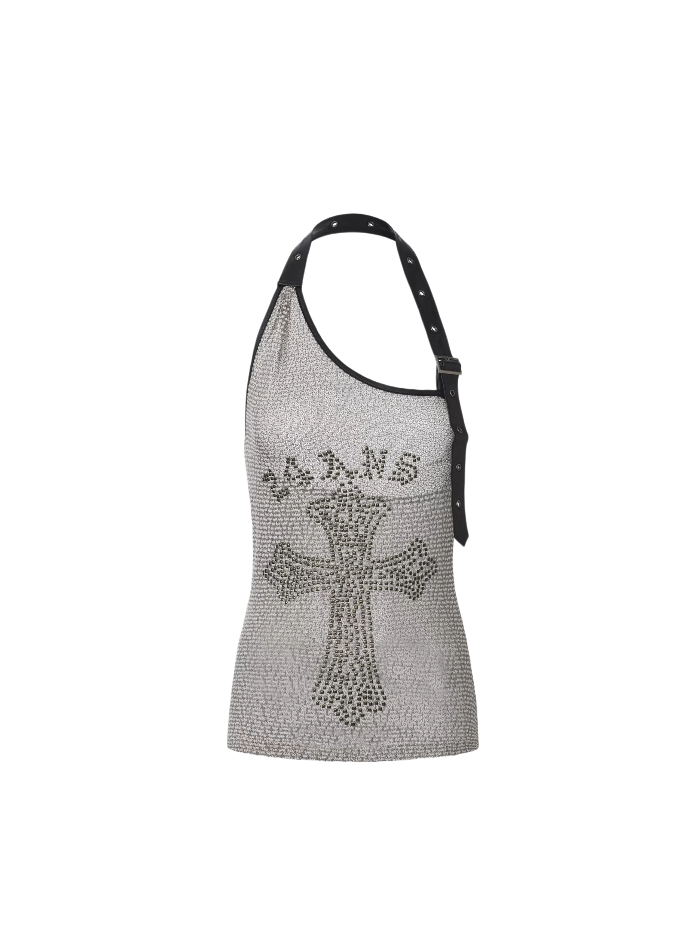 Asymmetric Rhinestone Cami Top