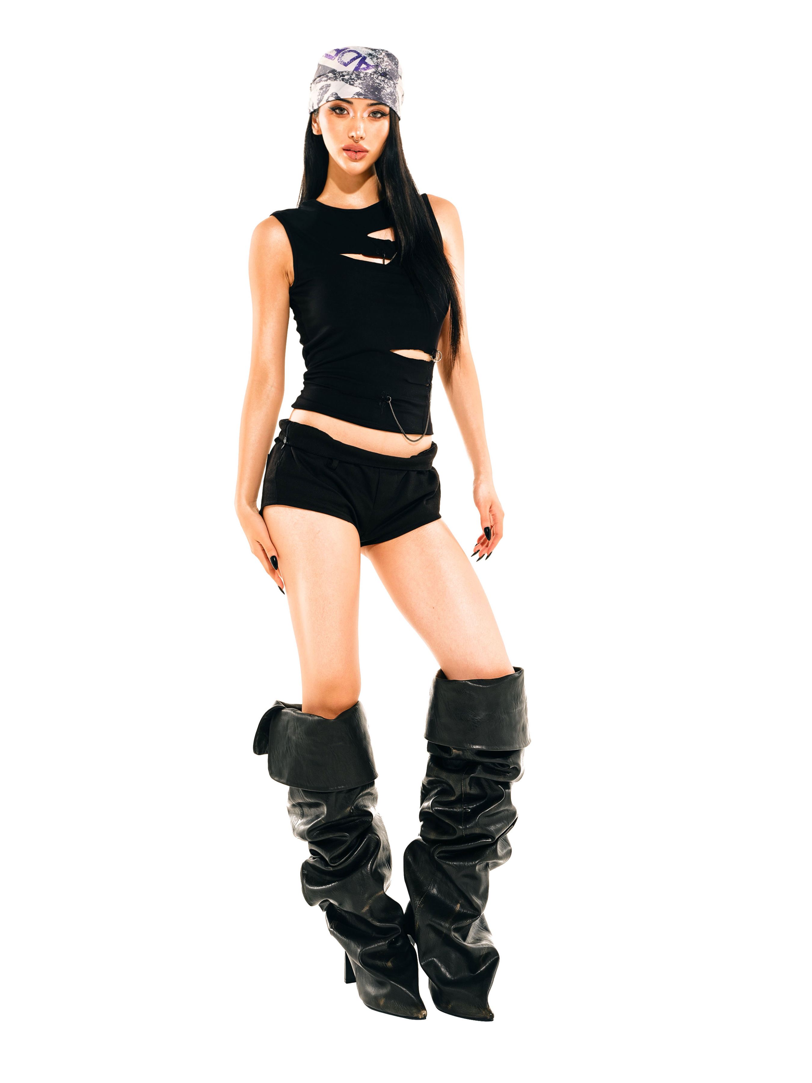 24ANS x UWA Hole Chain Tank Top