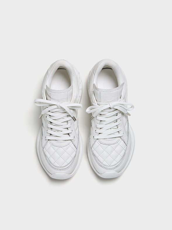 Quilted Platform Sneakers