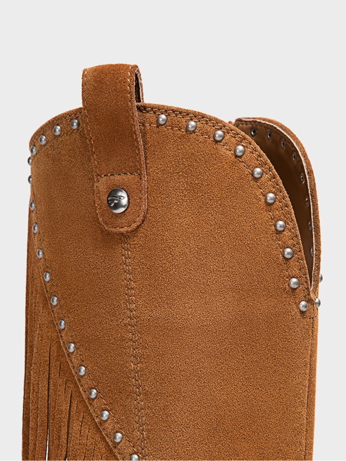 Western Fringe Tall Boots