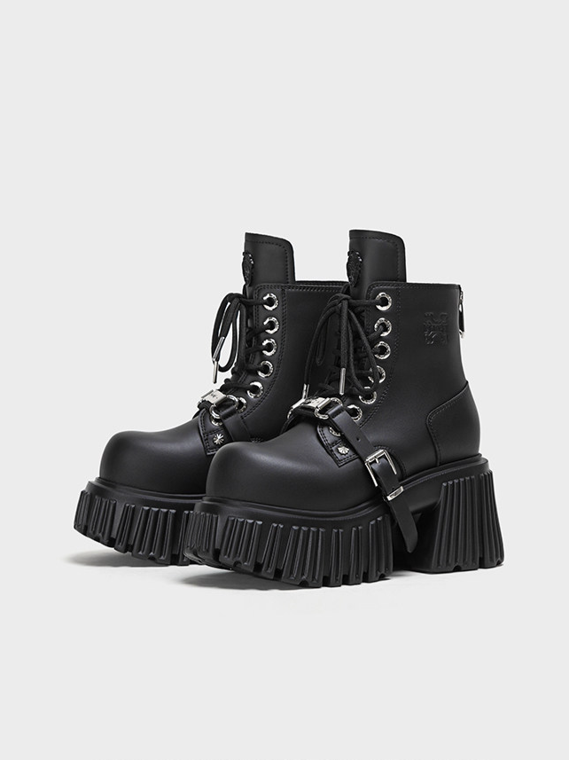 Gothic Platform Ankle Boots