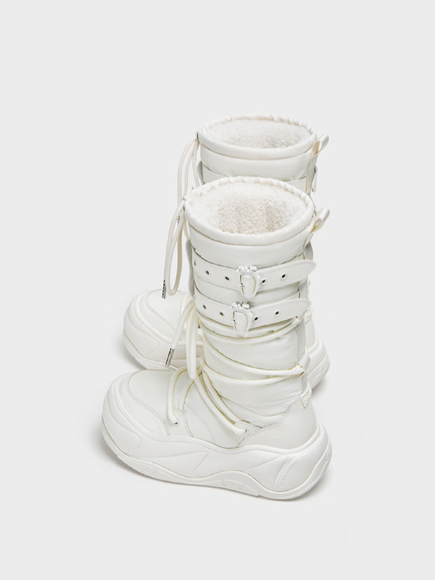 Insulated Platform Snow Boots