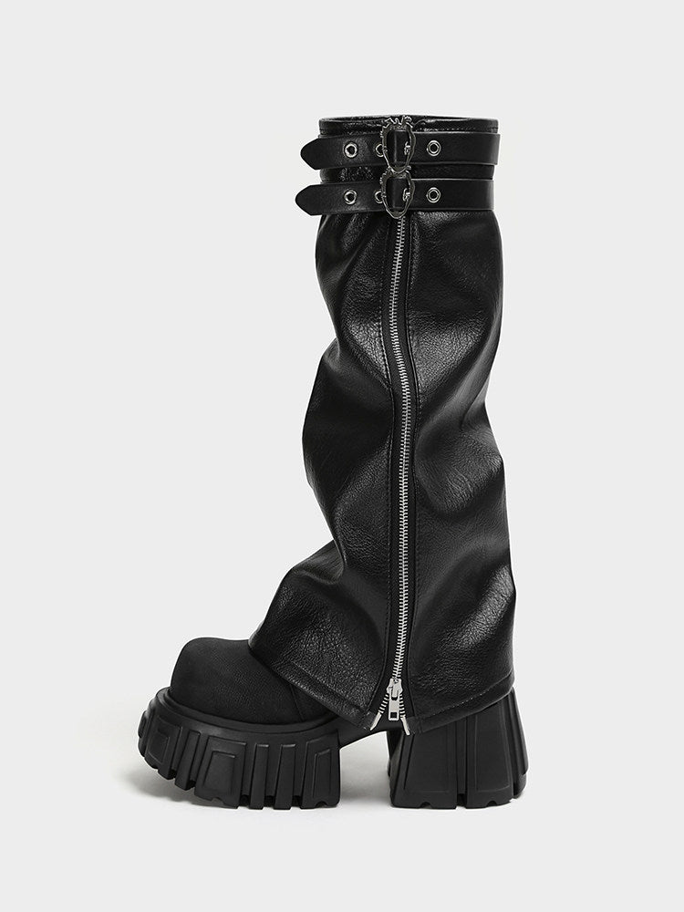 Waterproof Platform Ankle Boots