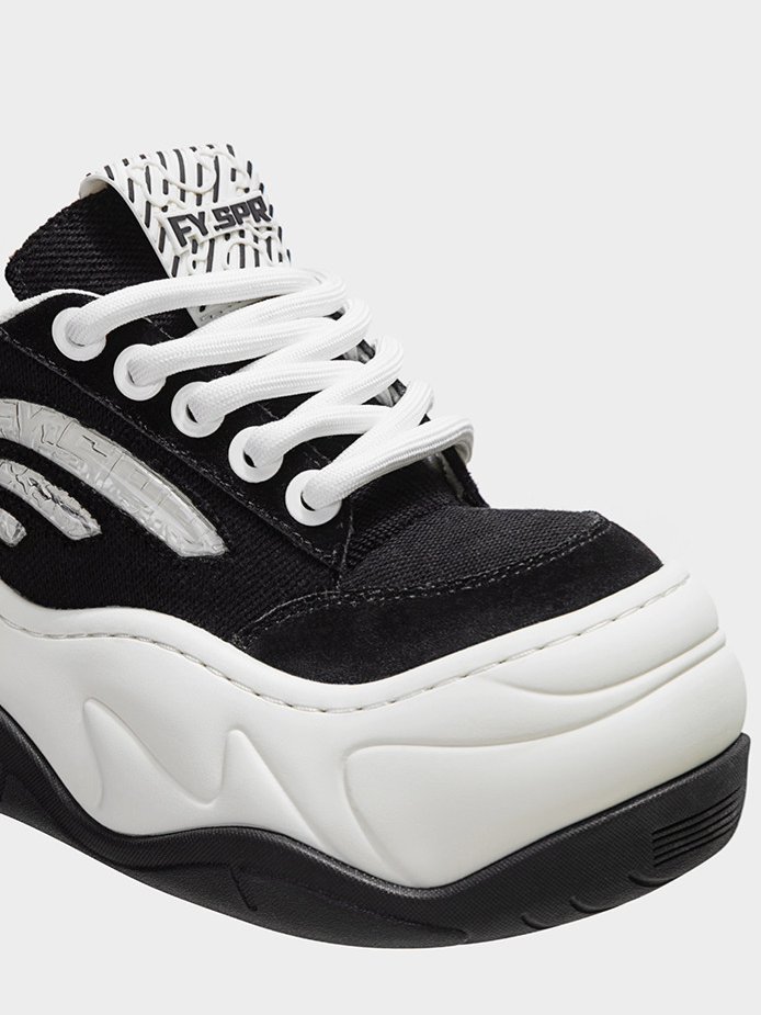Wave Sole Platform Sneakers