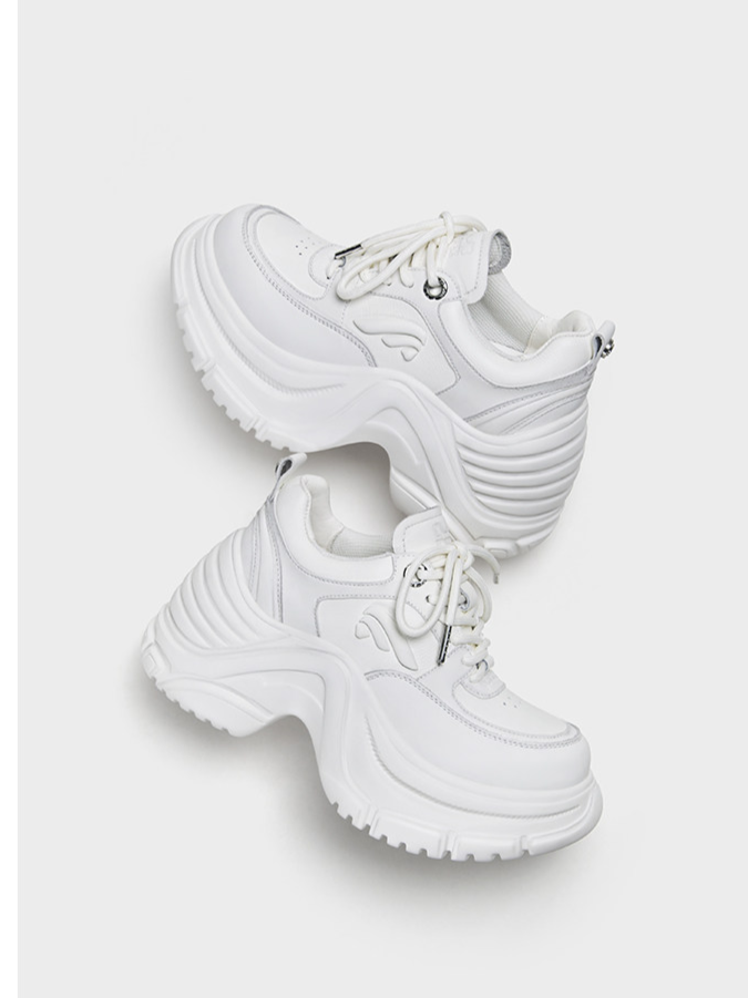 Leather Sculpted Dad Shoes