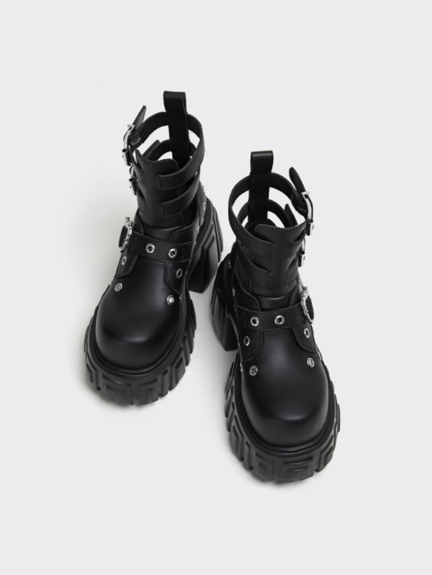 Punk Platform Roman Boots
