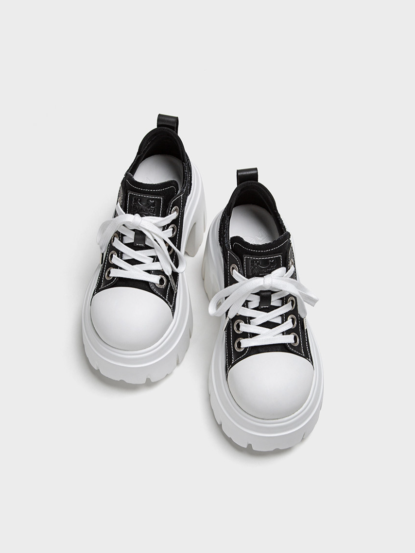 Chunky Platform Canvas Shoes