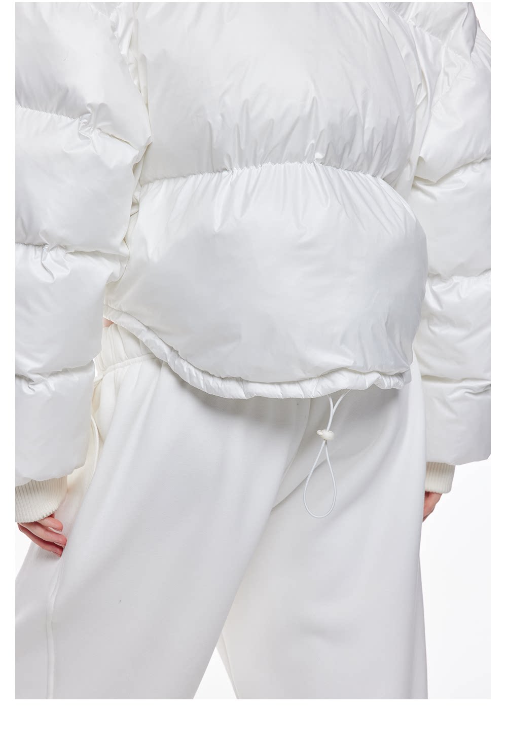 Padded Funnel Collar Jacket