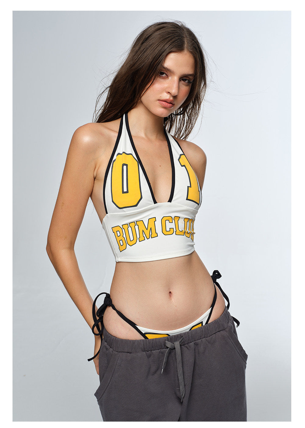 Basketball Print Bikini Set