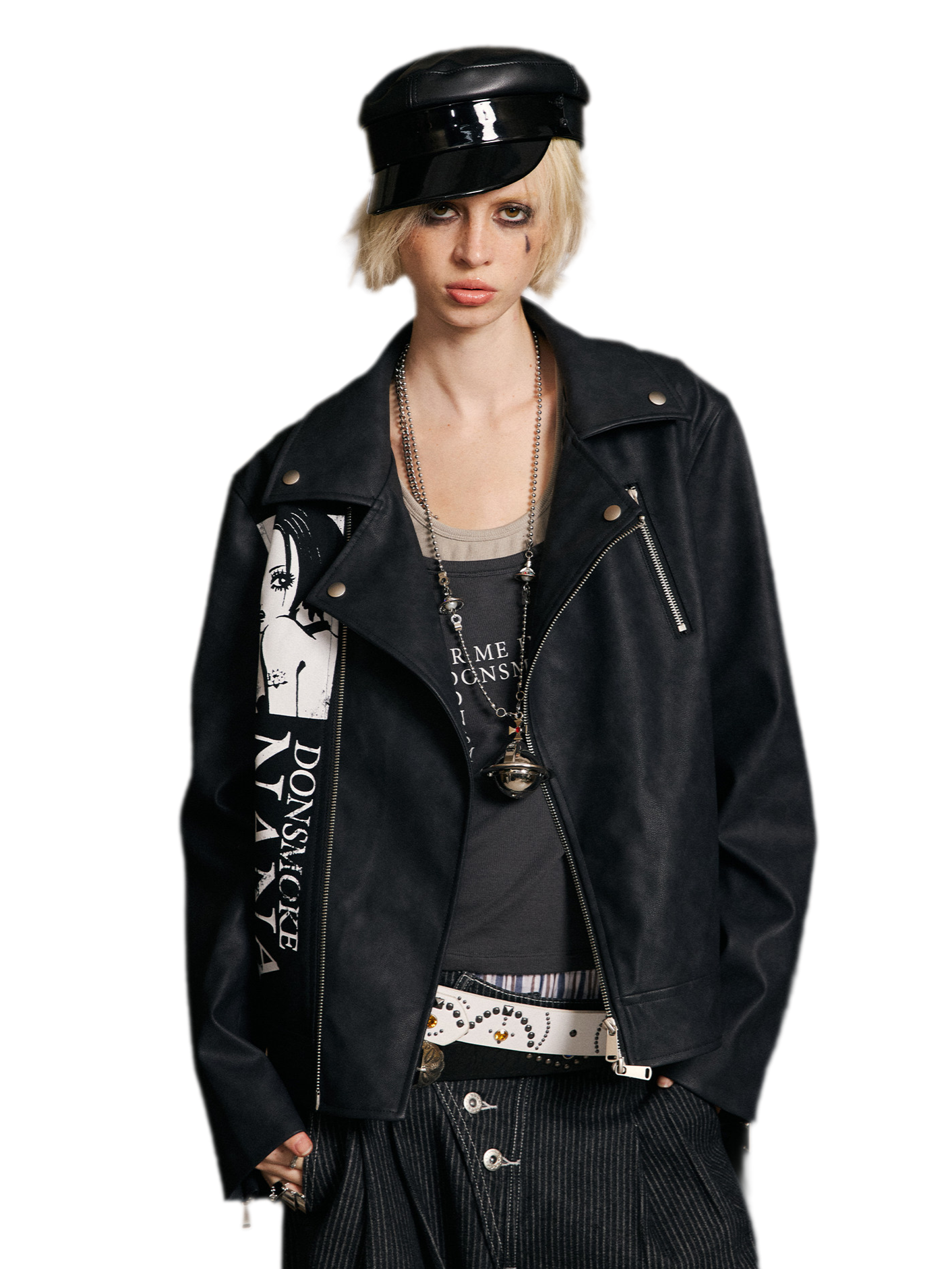 DSM X NANA Distressed Moto Jacket